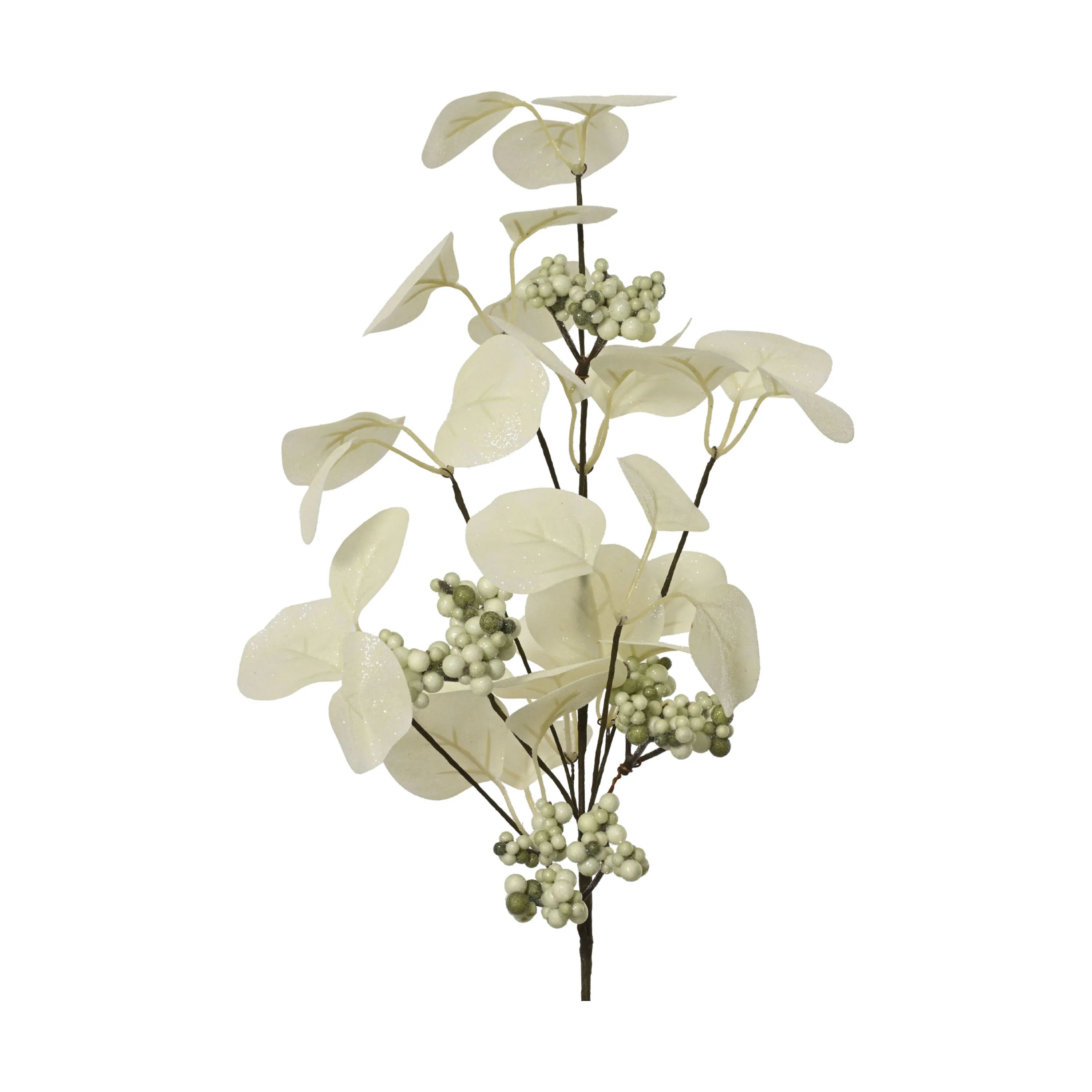 Casa Christmas Kunstige planter Kunstig Gren i Creme, 1