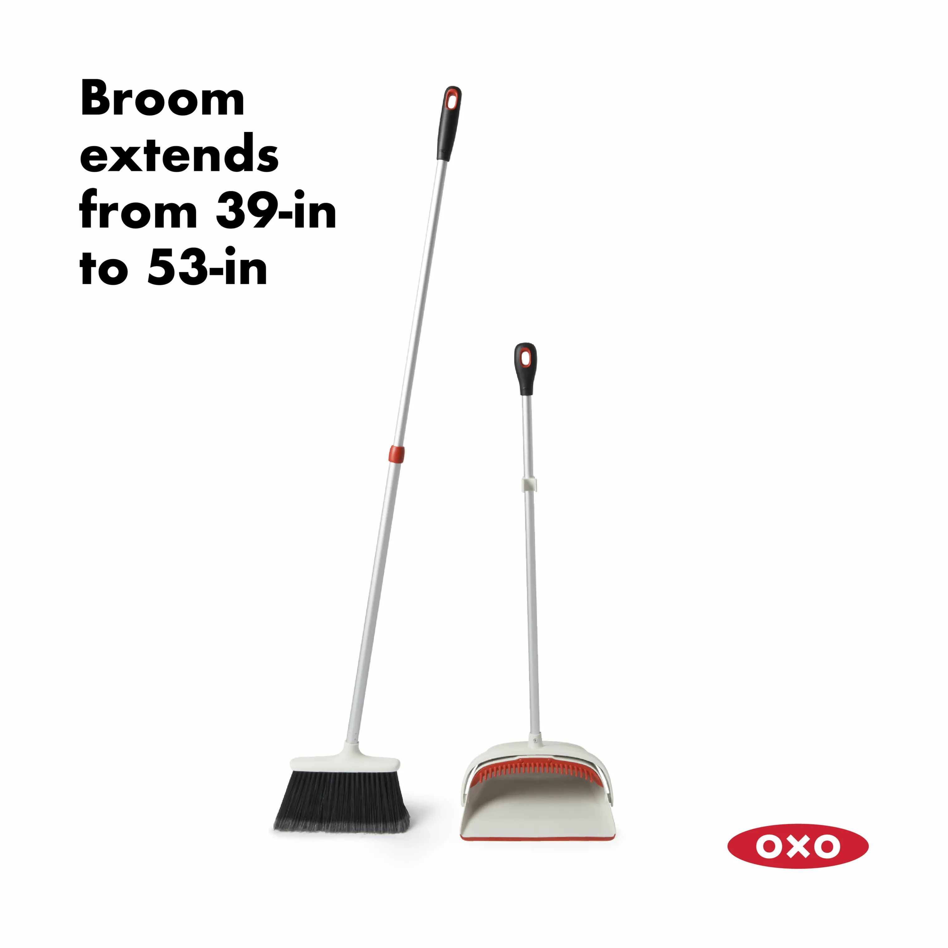 OXO Koste og fejebakker Good Grips Fejesæt i Stål/hvid, 8