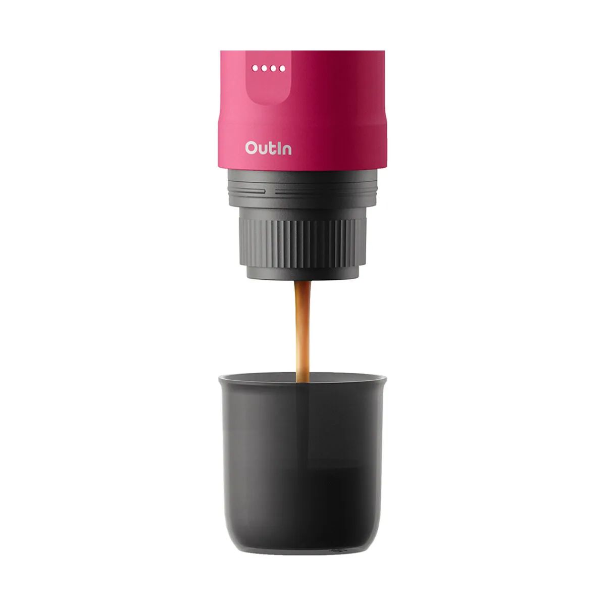 Outin Espressomaskiner Nano Espressomaskine i Red, 7