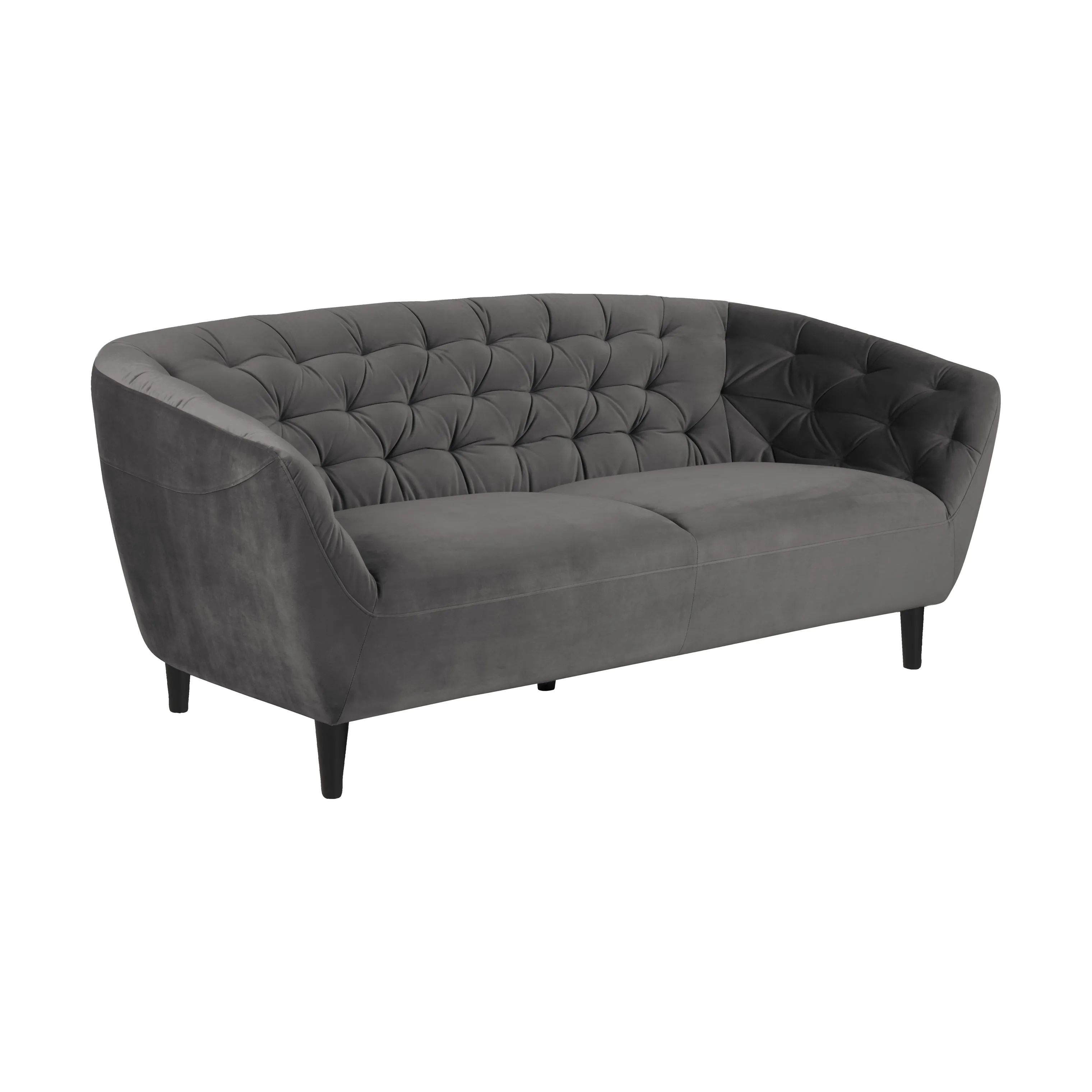 CASA Living Sofaer Ria Sofa i Mørkegrå, 191 cm, 4