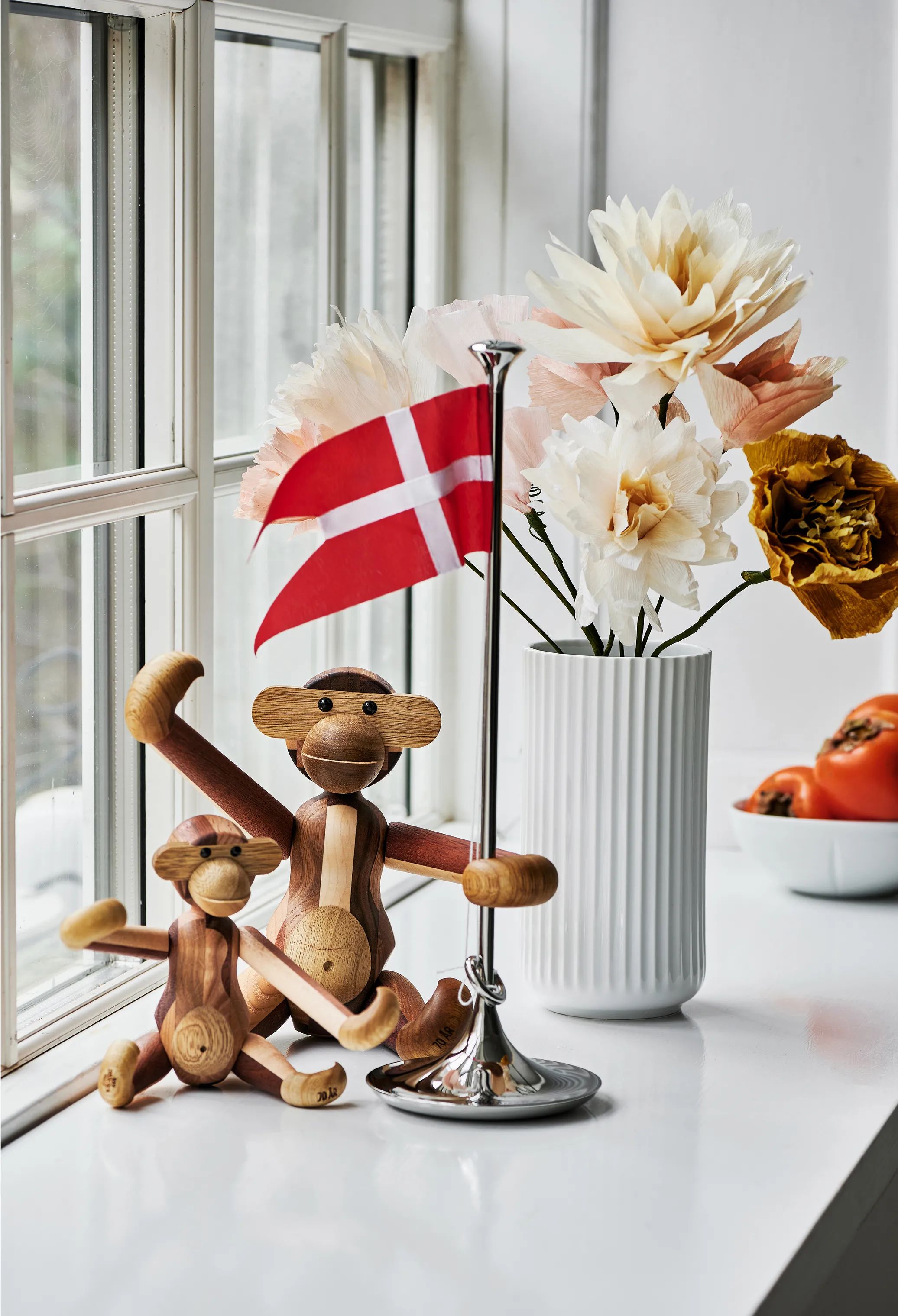 Georg Jensen Bordflag Flag i Blank/Stål, 3