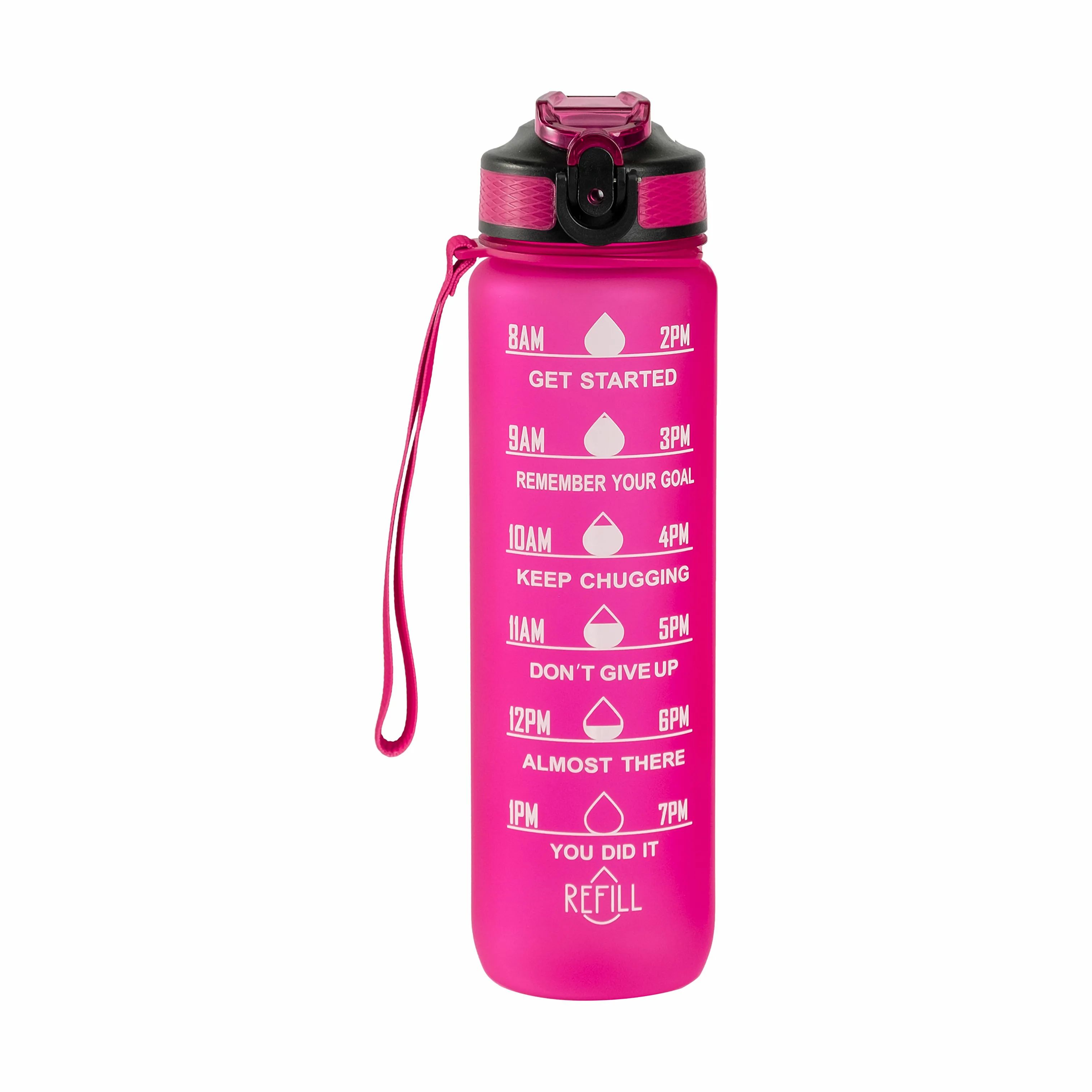 Hollywood Drikkedunke Motivational Bottle i Pink, 1