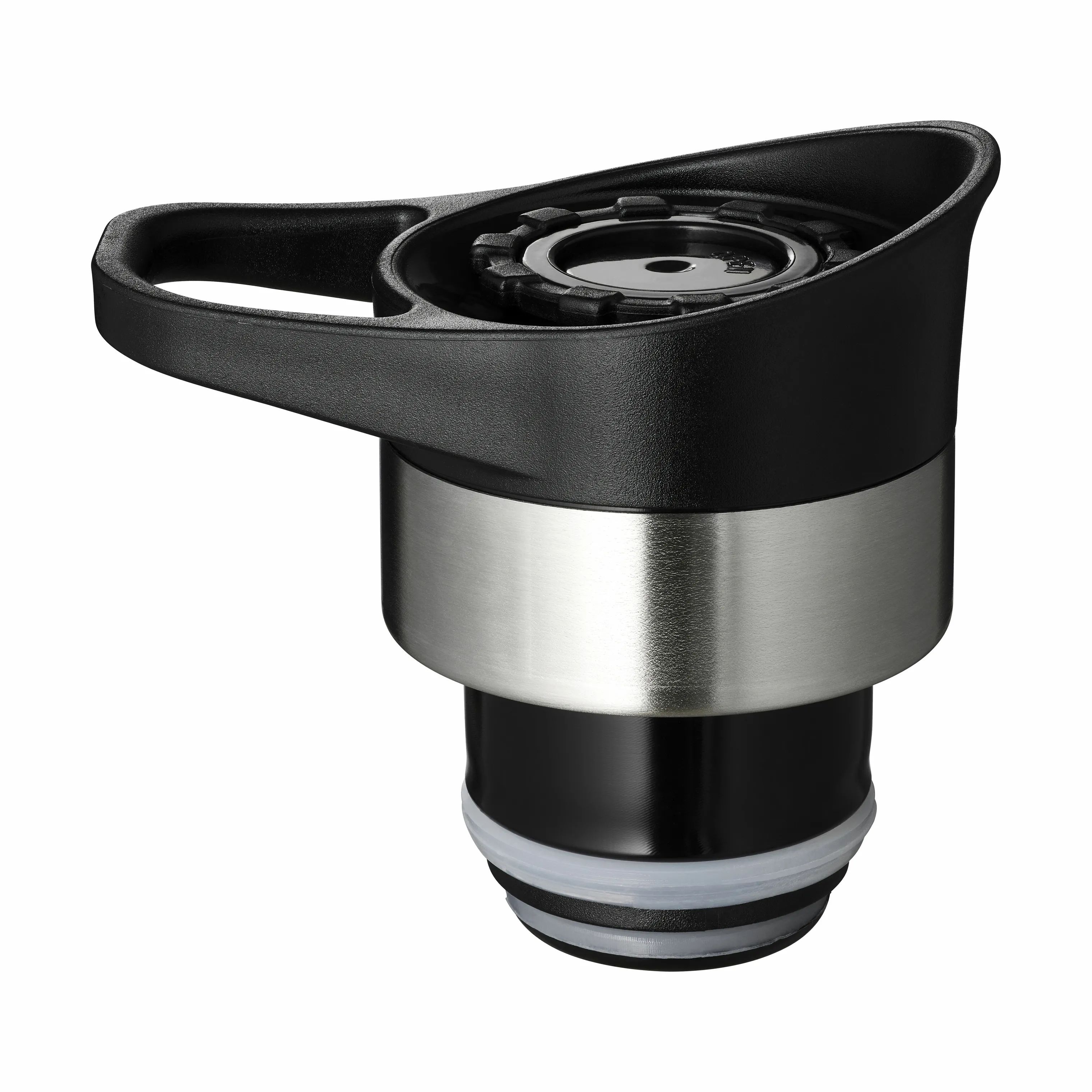 Scanpan Låg og covers Push & Sip låg til to go flaske i Stål / sort, 1