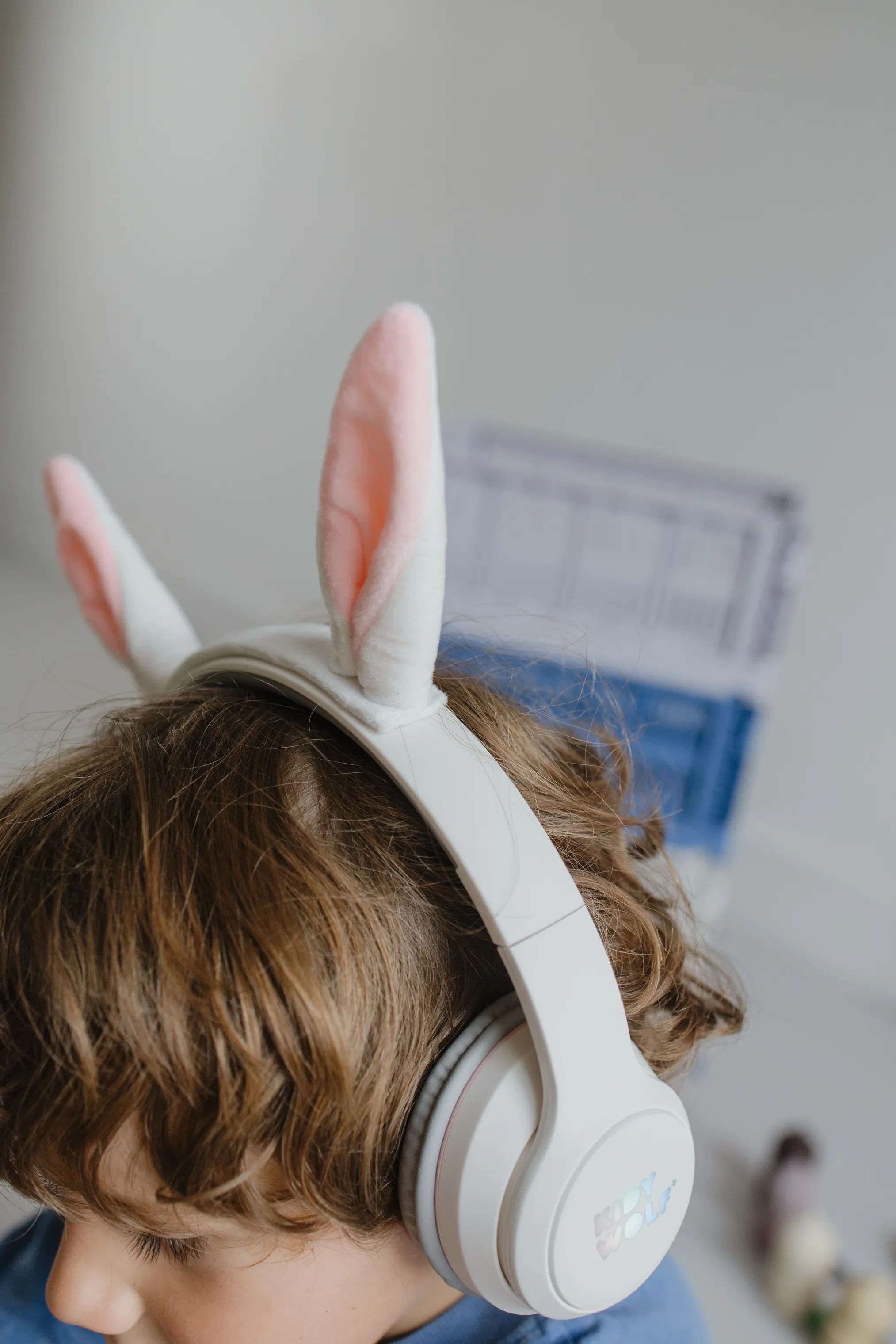 Kidywolf Til børneværelset Bluetooth Høretelefoner i Hvid, 3