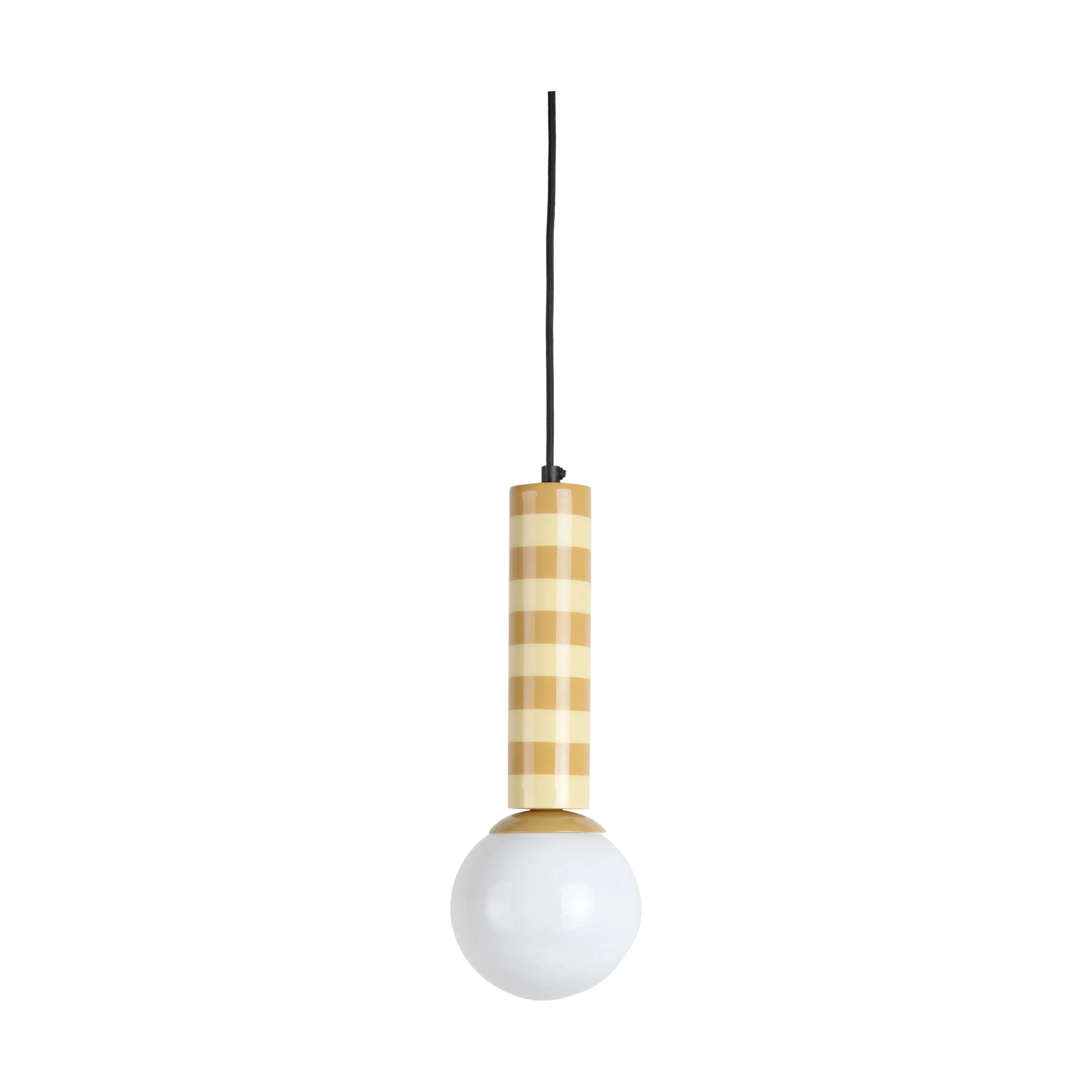 Leitmotiv Pendler Rayado Pendel i Ochre yellow & soft yellow, 3