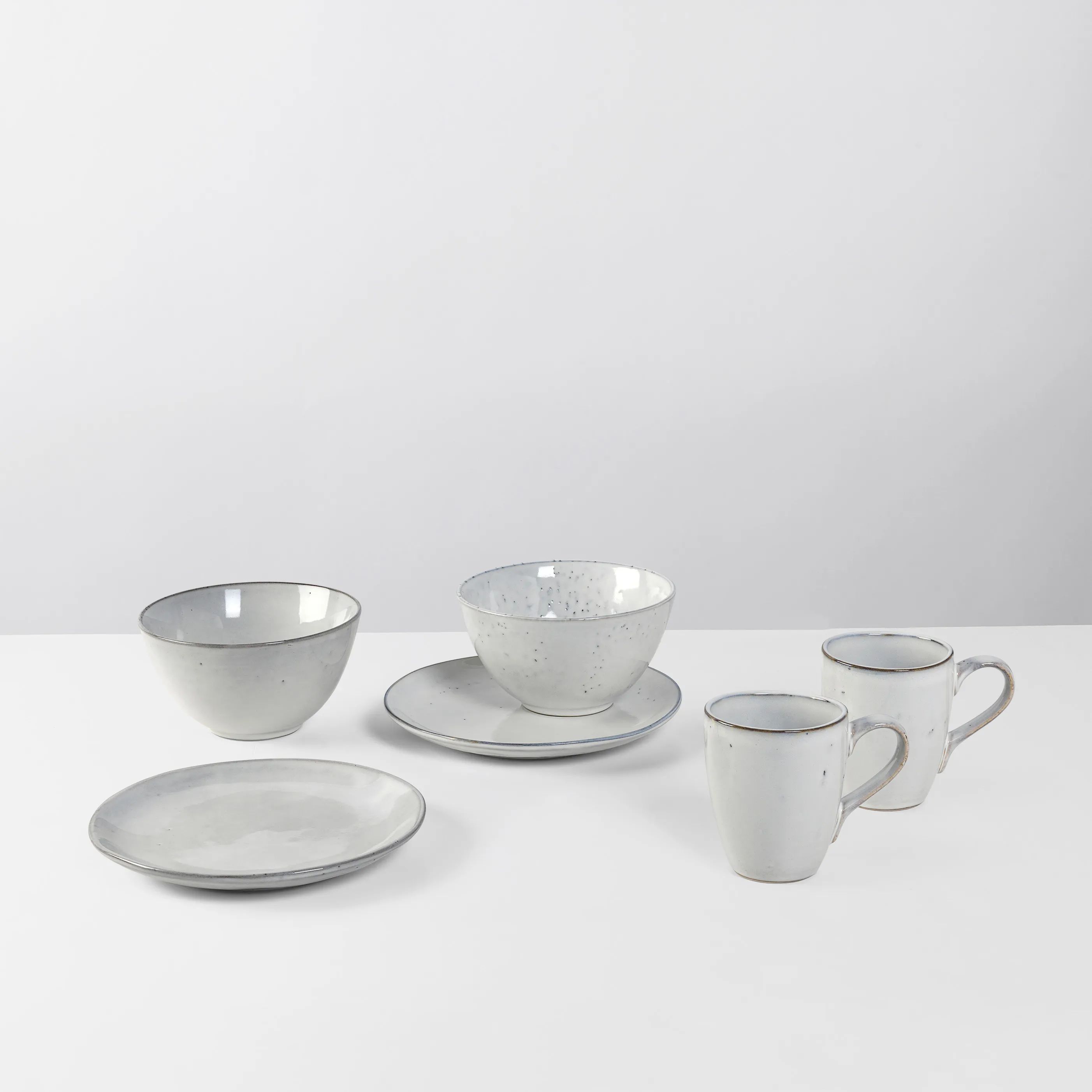 Broste Copenhagen Frokosttallerkener Nordic Sand Morgenmadssæt - 6 dele i 6 stk., 2