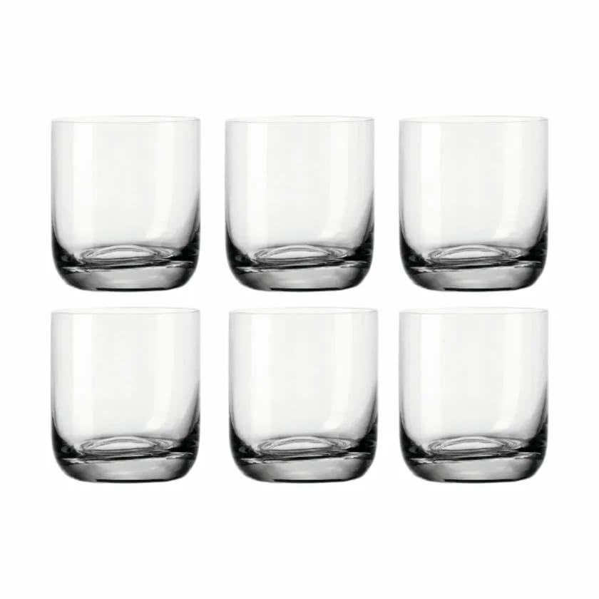 Leonardo Vandglas Daily Tumblerglas - 6 stk. i Klar, 1