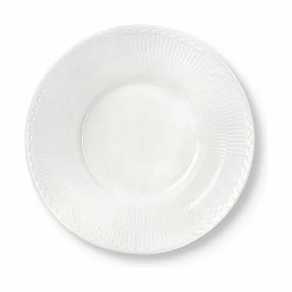 Royal Copenhagen Dybe tallerkener Hvid Halvblonde Dyb Tallerken i Hvid, 24 cm, 1