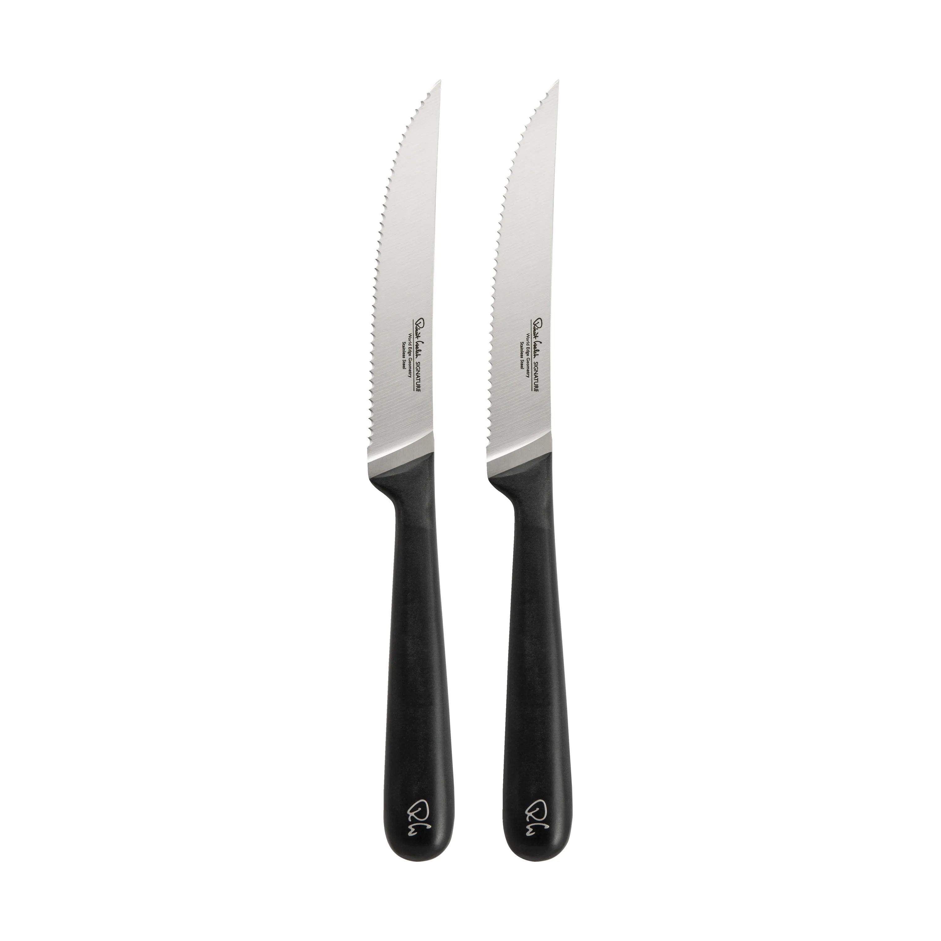 Robert Welch Steakknive Signature Steakkniv - 2 stk. i Sort/rustfrit stål, 1