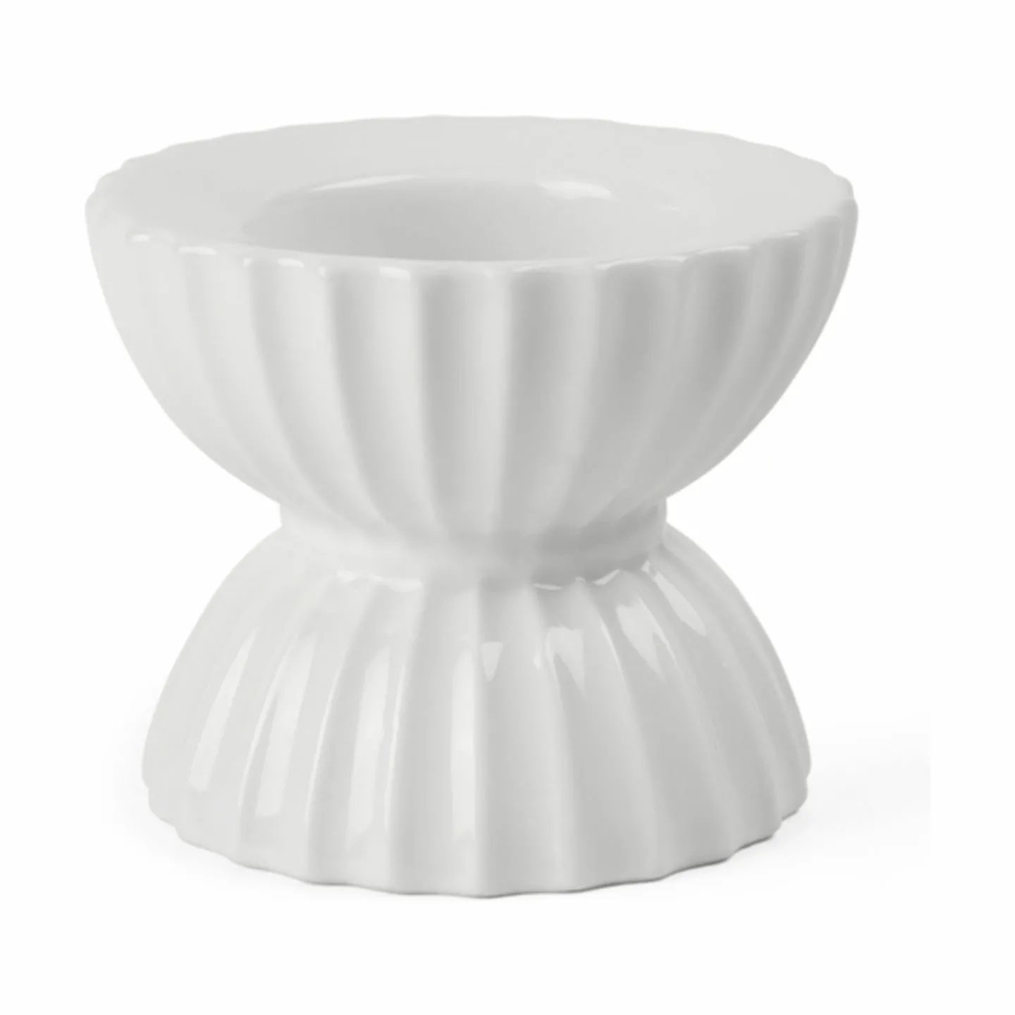 Lyngby Porcelæn Fyrfadsstage Tura Fyrfadsstage i Hvid, 1