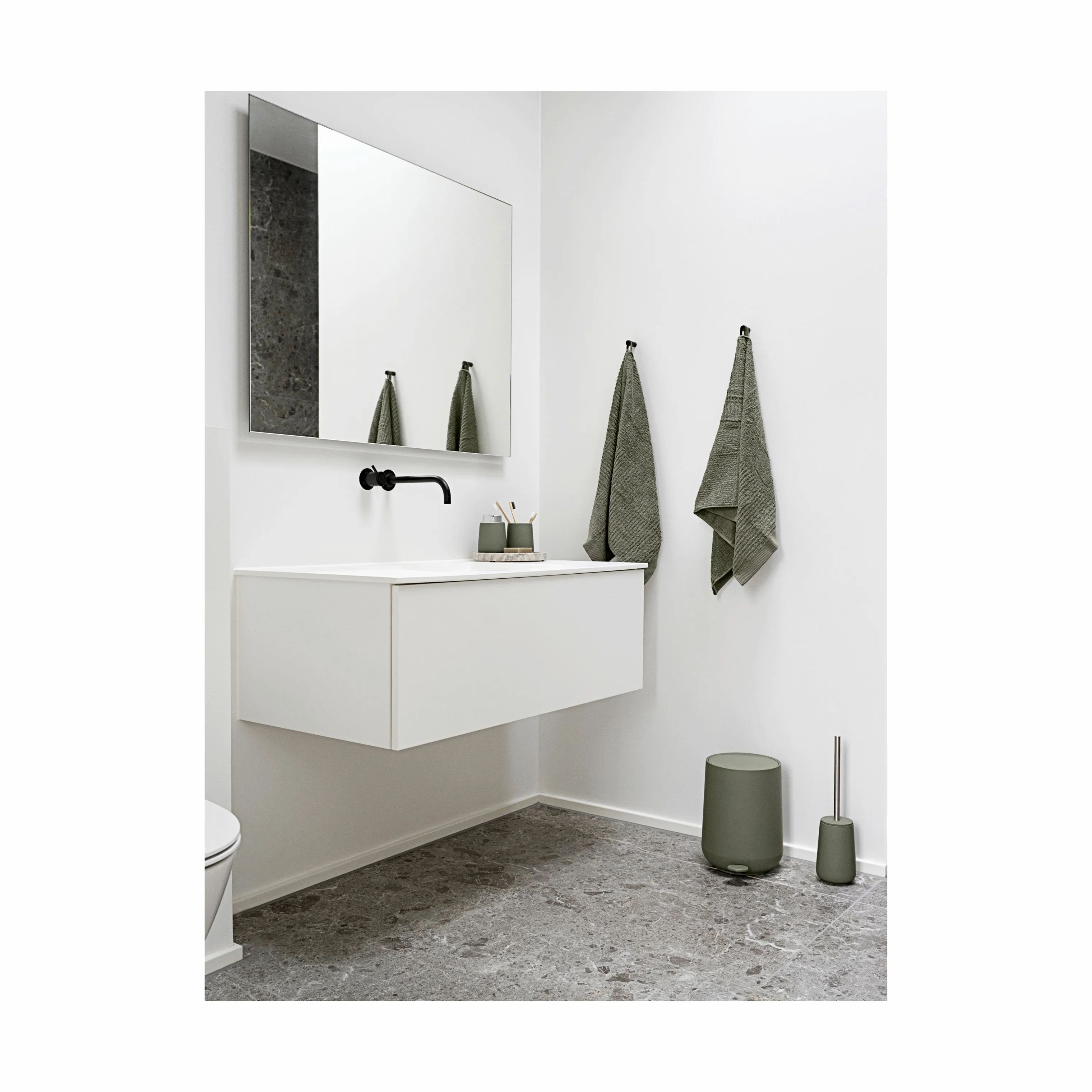 Zone Toiletbørster Nova Toiletbørste i Olive green, 37 cm, 2