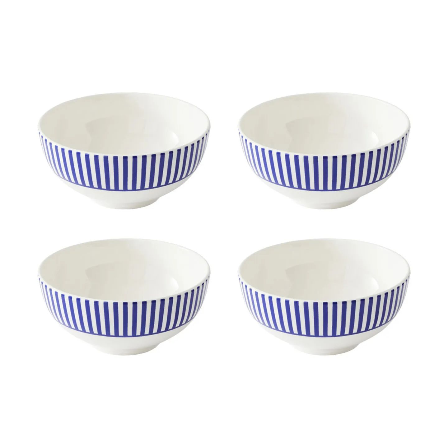Spode Serveringsskåle Steccato Skål - 4 stk. i blå/hvid, 1