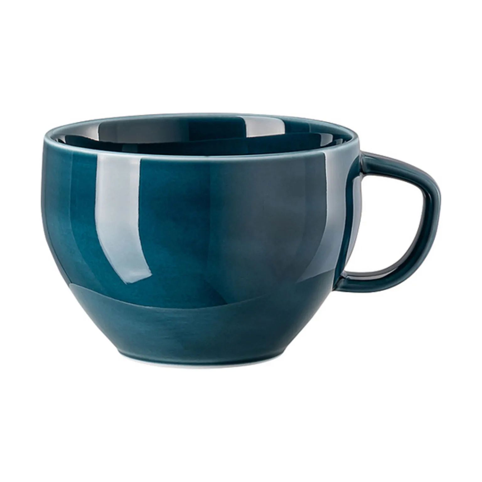 Rosenthal Krus og kopper med hank Junto Cafe au lait Kop i Blå, 1