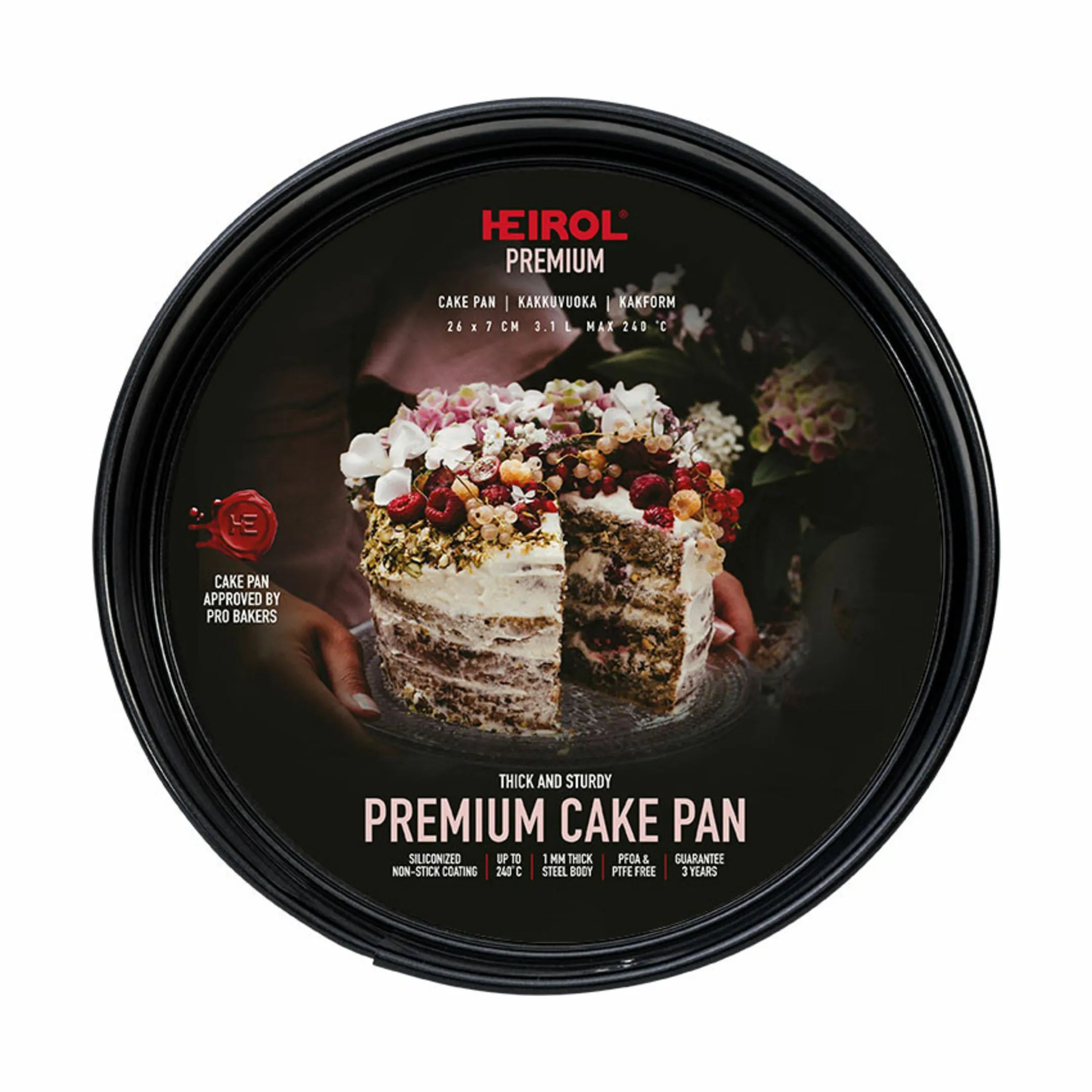 Heirol Springforme Pro Springform i 26 cm, 3