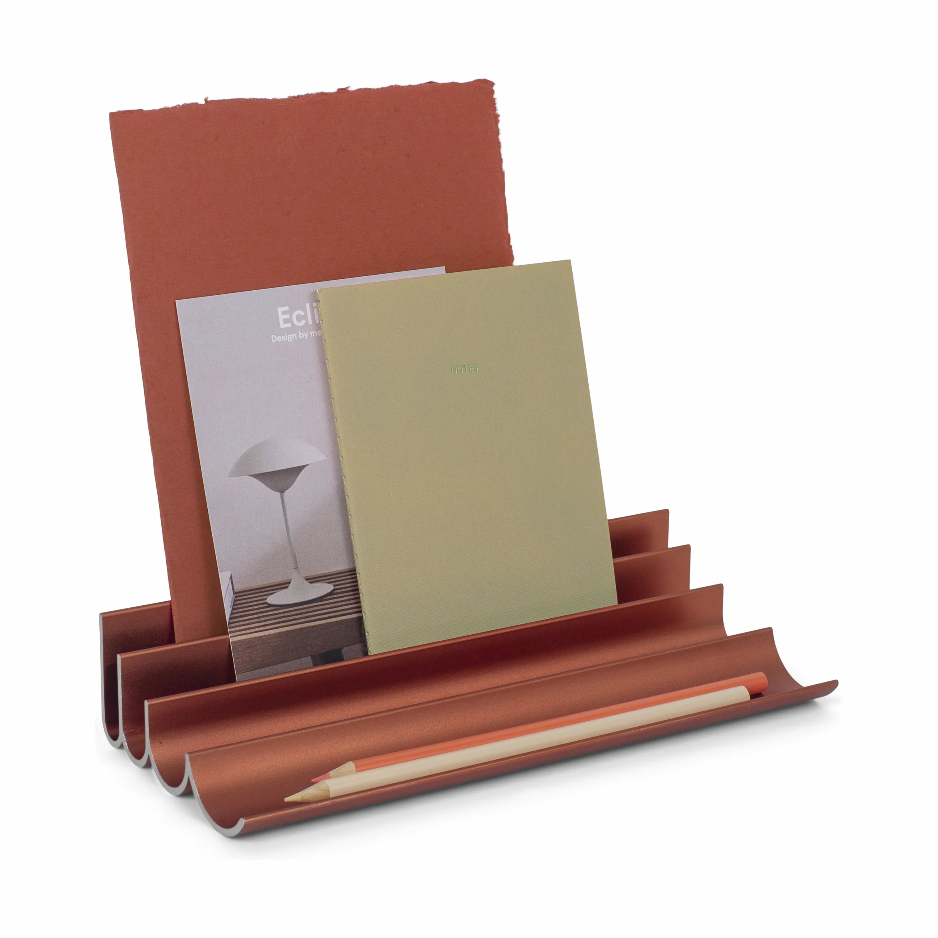 Spring Copenhagen Kontorartikler Vague Organizer i Orange, 3