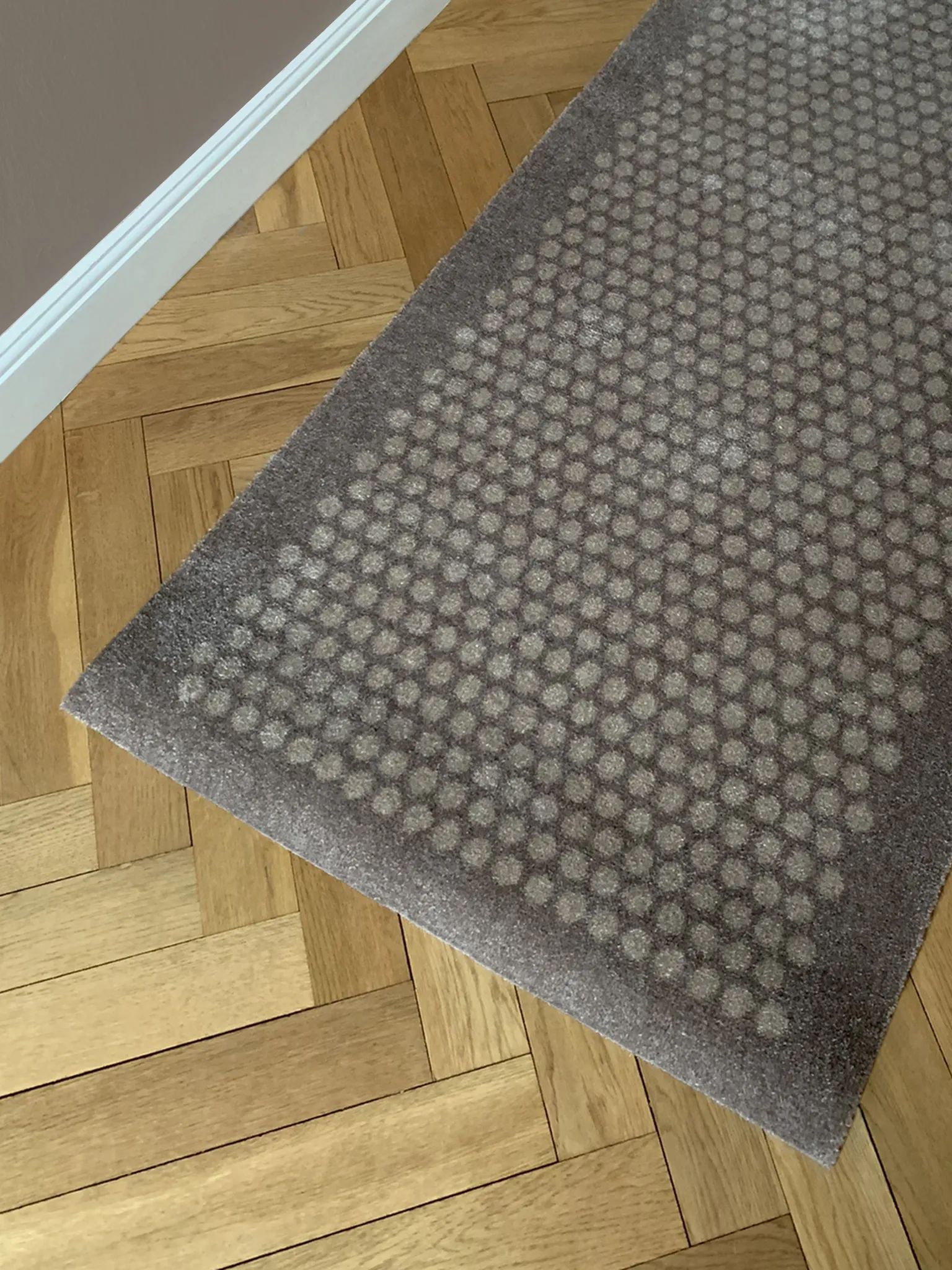 Tica Copenhagen Gulvtæpper Dot Gulvtæppe i Sand/beige, B67 x L200 cm, 4
