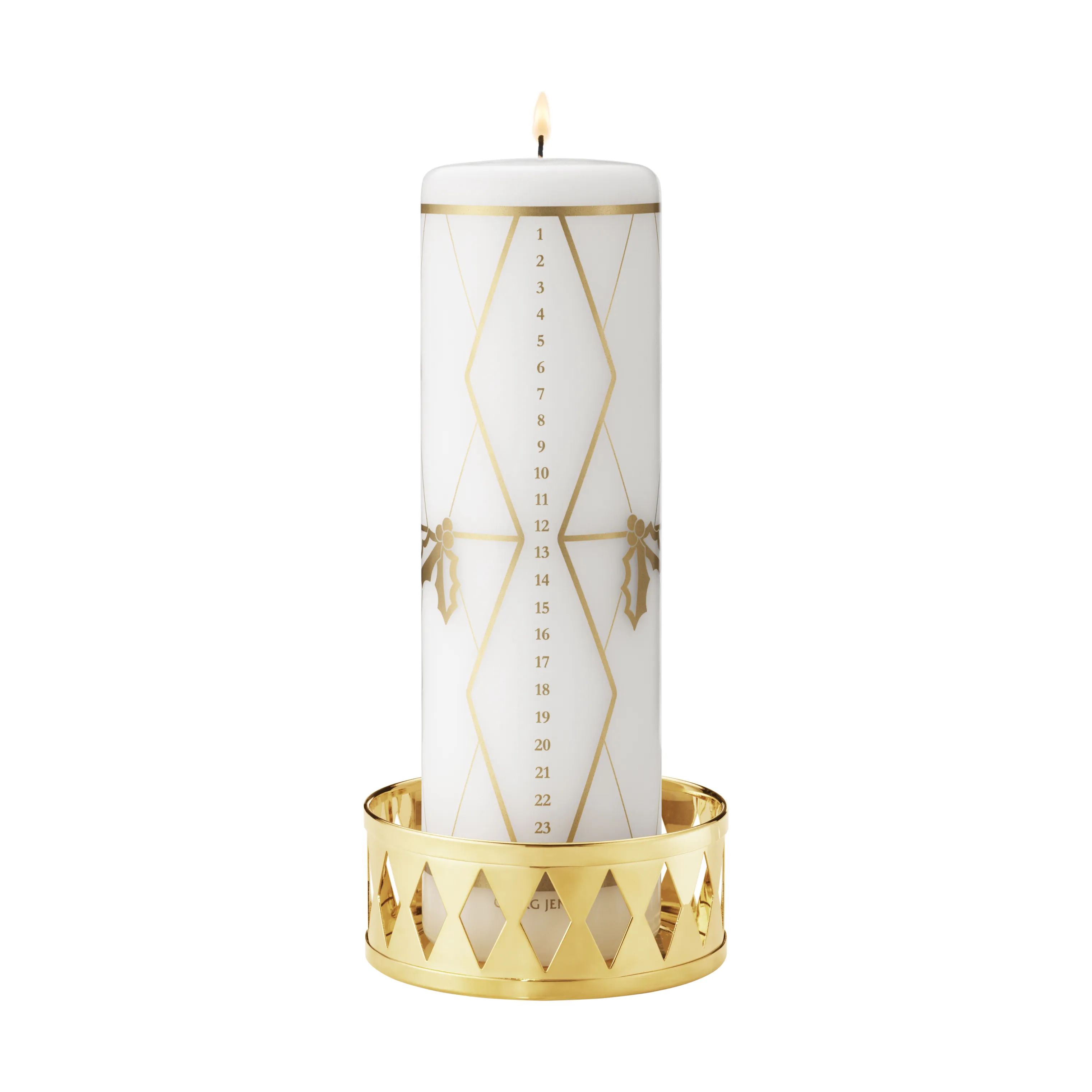 Georg Jensen Kalenderlys Christmas Collectibles CC 2026 Kalenderlys i Guld, 2