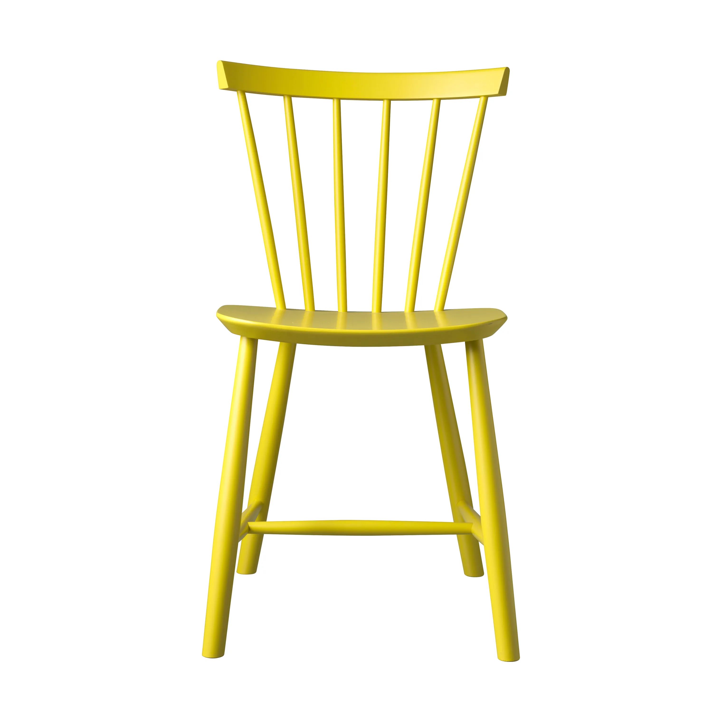 FDB Møbler Spisebordsstole J46 Spisebordsstol i Yellow (NCS S 1060-Y10R), 1