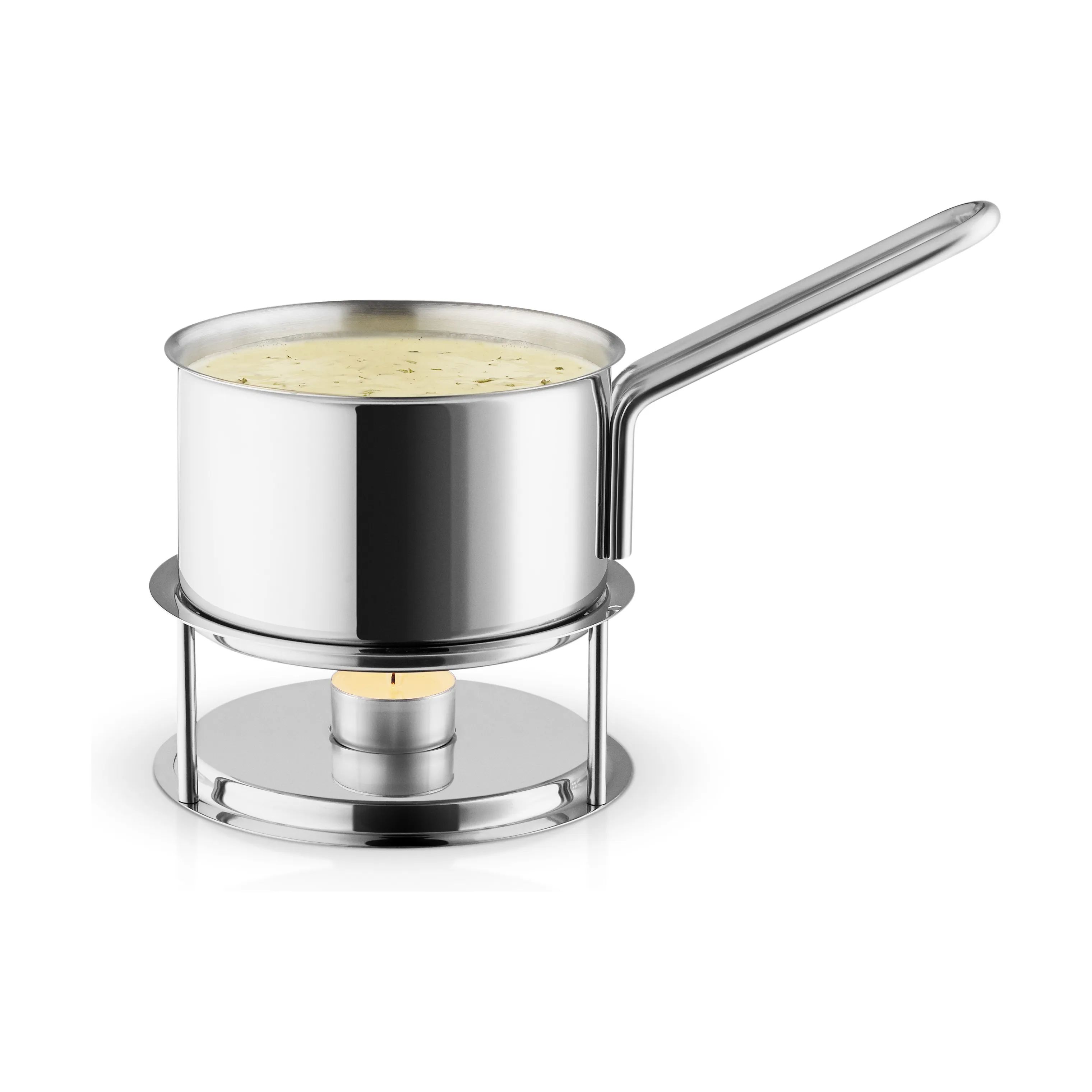 Eva Trio Gryder Stainless Steel Rec. Stainless Steel Sovsevarmer i Stål, 3