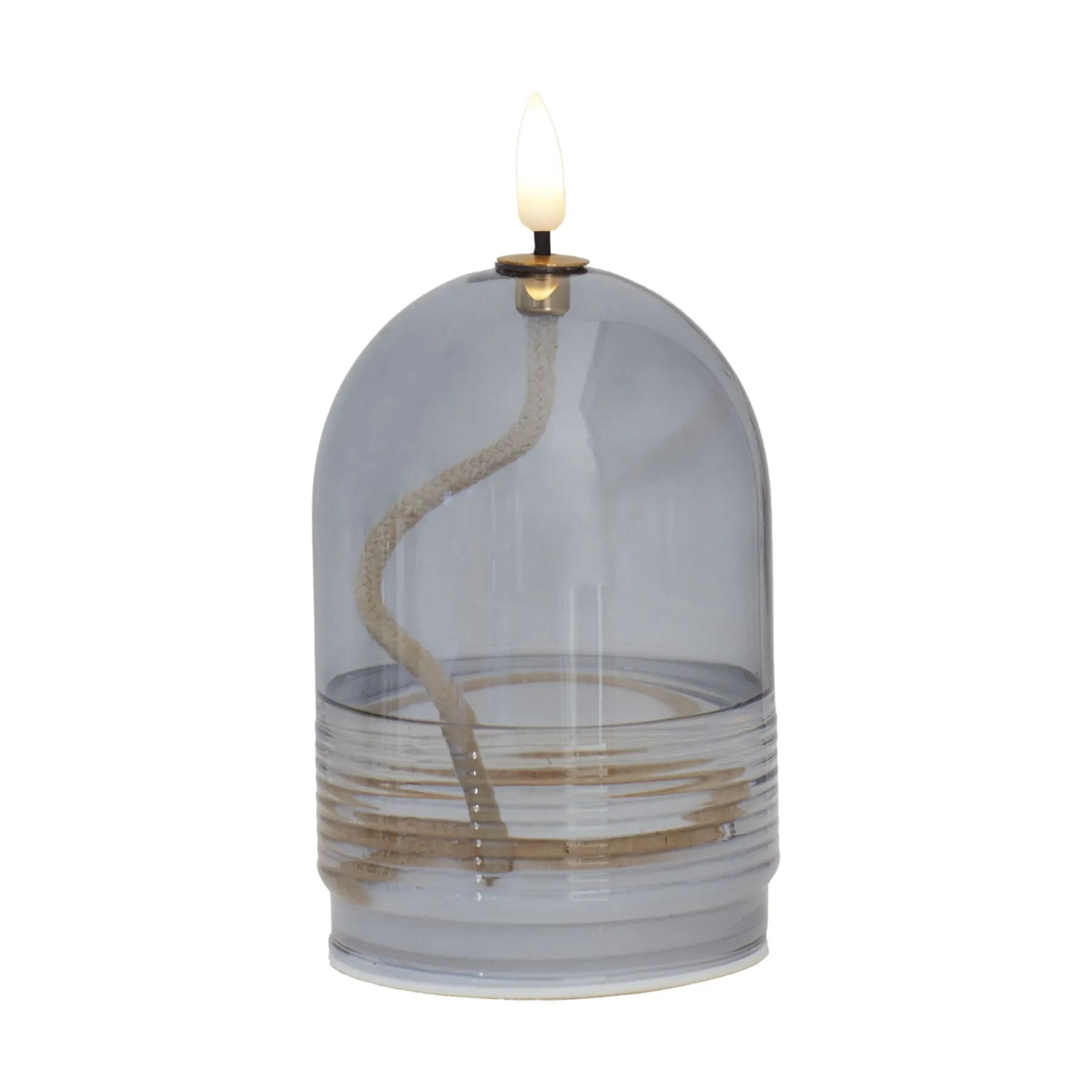 Sirius Hurricanes Dea LED Olielampe i Grå, 11 cm, 1