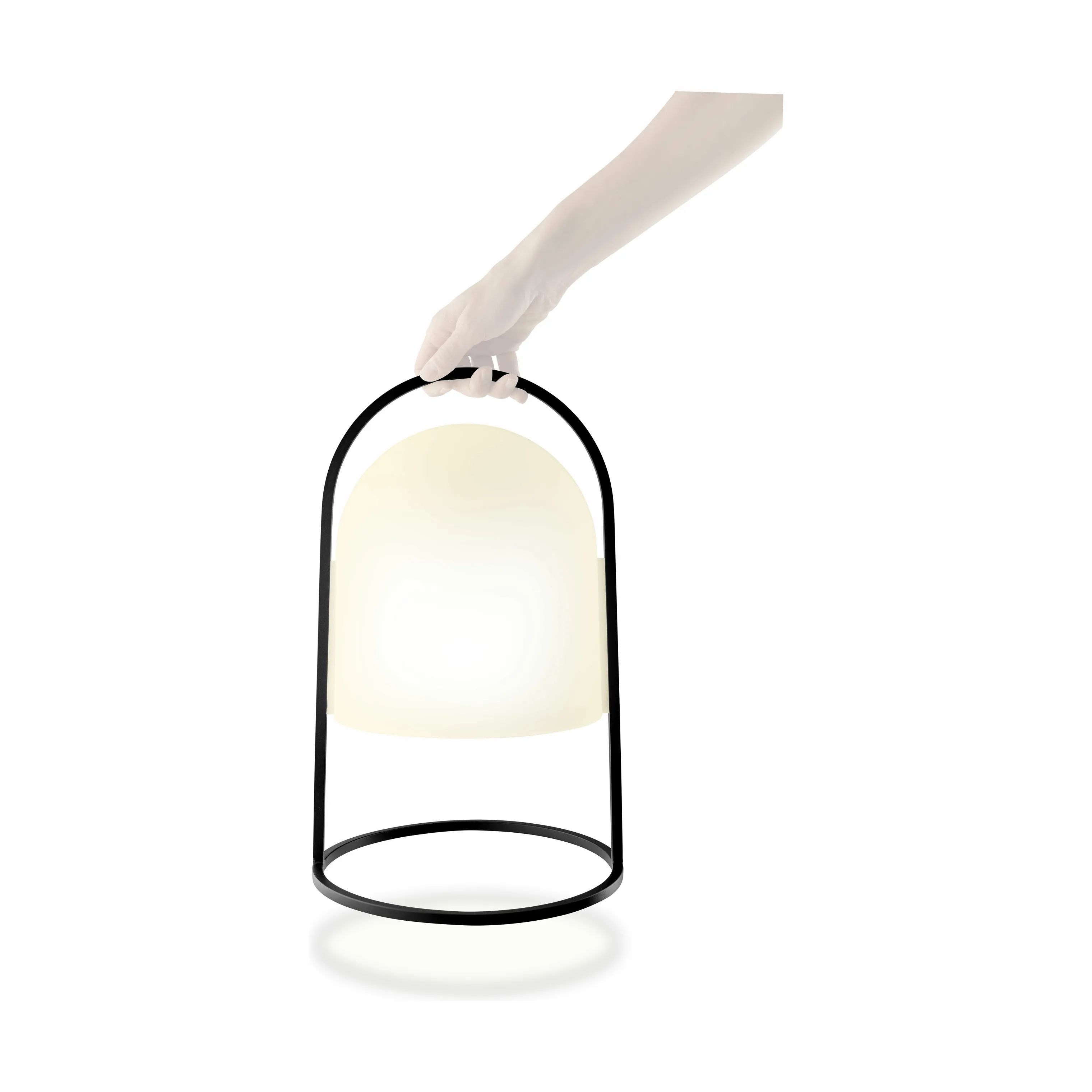 Eva Solo Lanterner Solcellelanterne i Hvid/sort, 43 cm, 6