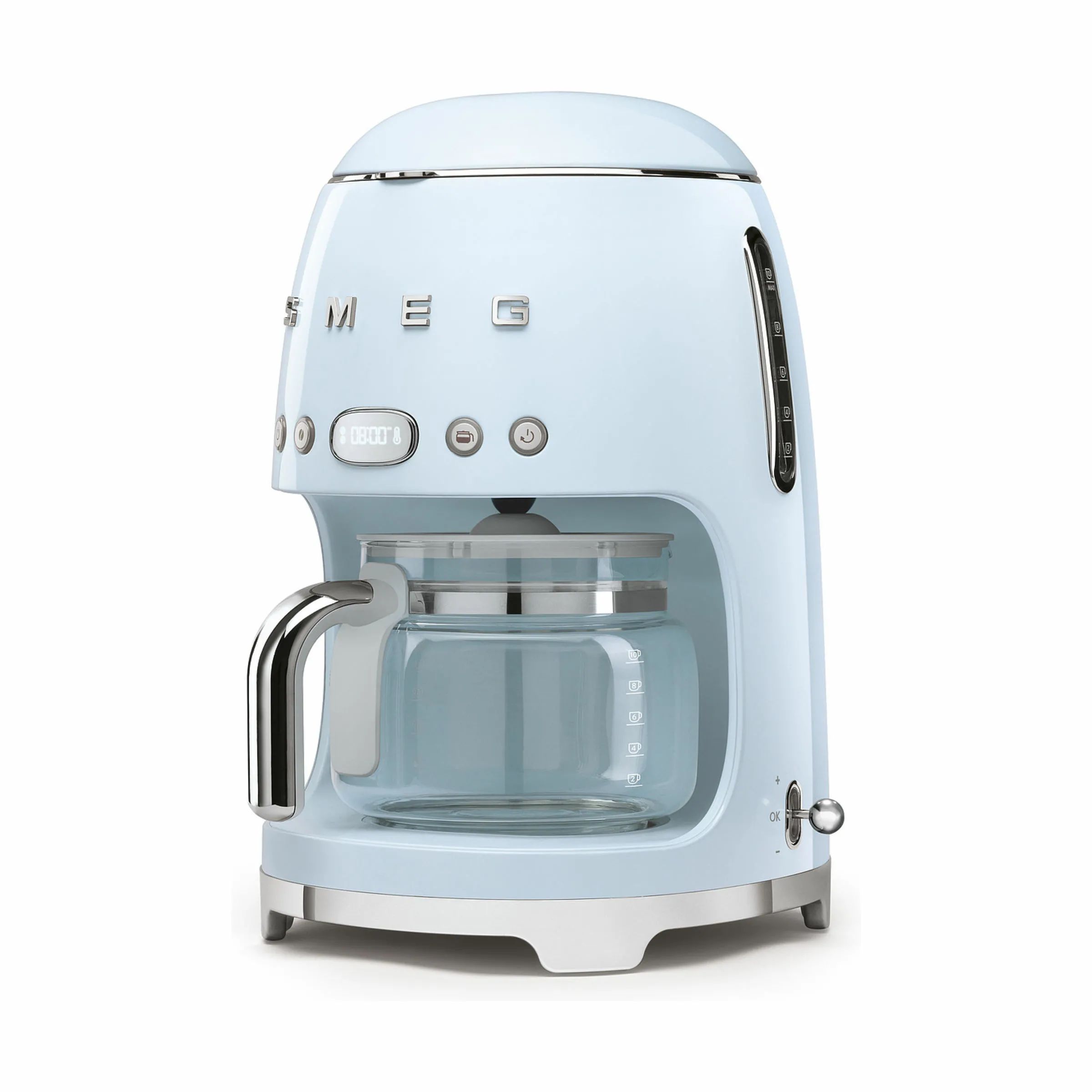 Smeg Kaffemaskiner 50's Style Kaffemaskine DCF02PBEU i Pastelblå1, 2