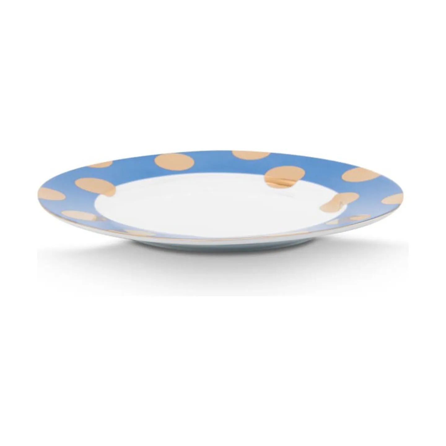 PIP Studio Middagstallerkener Dot Delight Tallerken - 2 stk. i Lyseblå, 23 cm, 5
