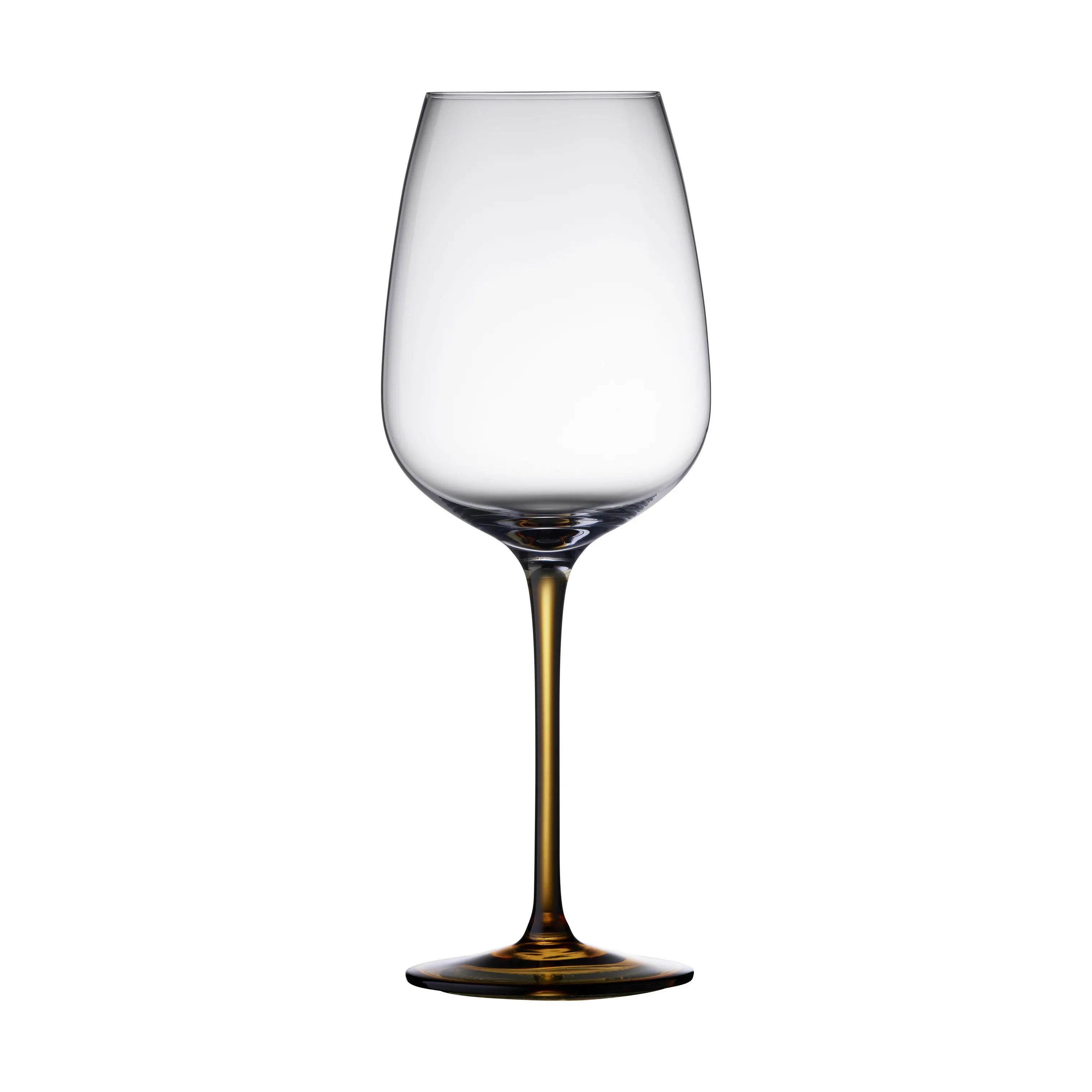 Lyngby Glas Hvidvinsglas Vienna Vinglas - 4 stk. i Amber, 3