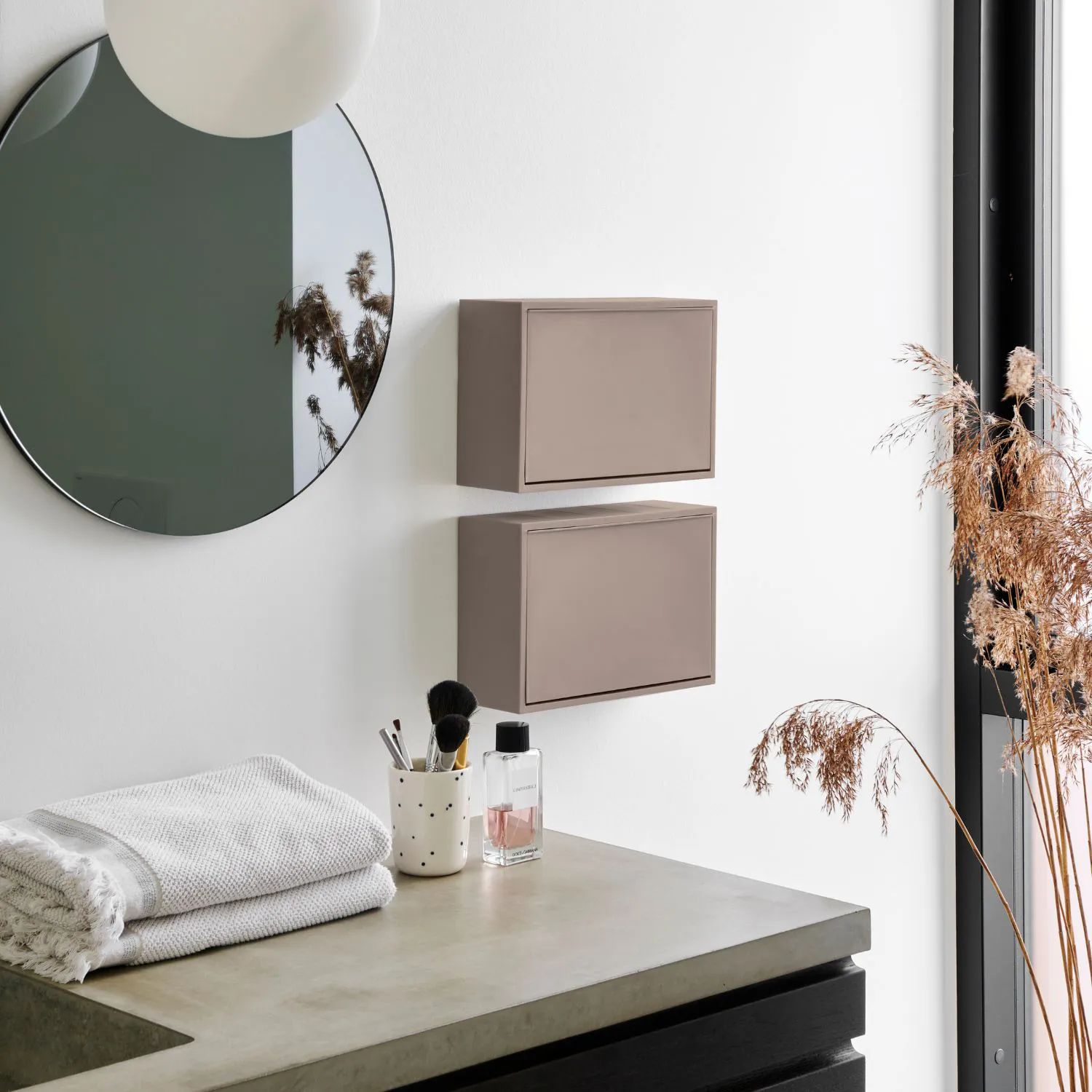 ReCollector Toiletspande Væghængt Toiletspand i Fungi Brown, 2