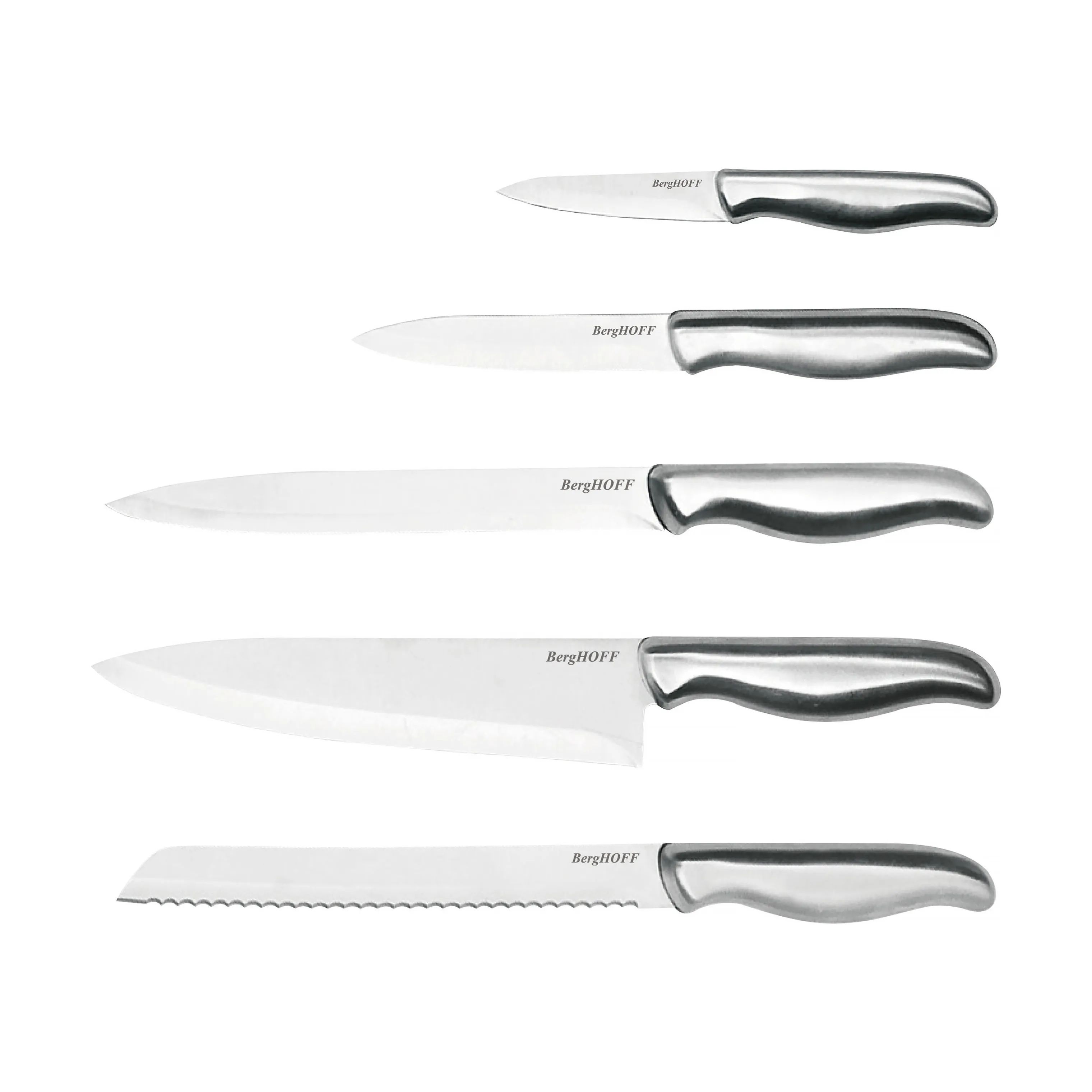 BergHOFF Knivblokke med knive Entity Knivblok - 6 dele i Sort, 3