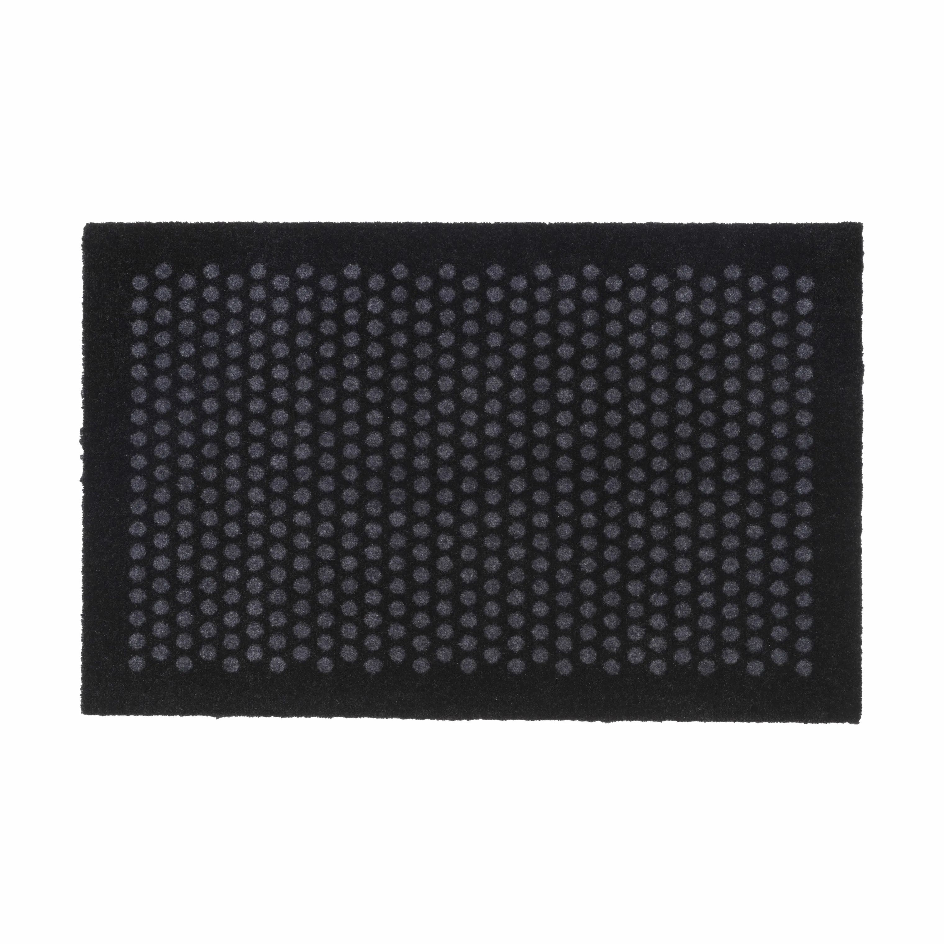Tica Copenhagen Dørmåtter Dot Gulvmåtte i Sort/grå, B60 x L90 cm, 1