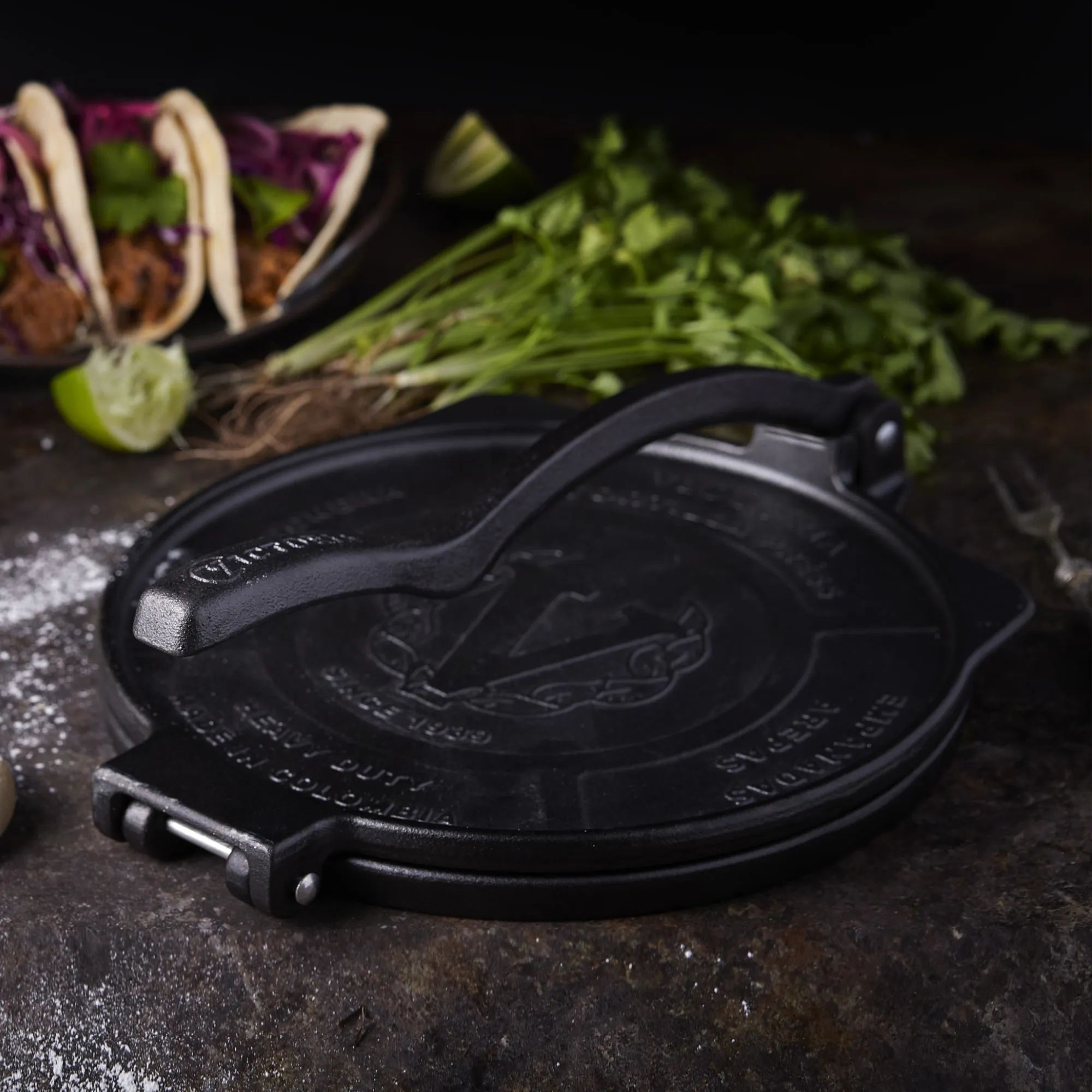 Victoria Øvrigt køkkengrej Seasoned Tortillapresser i 25 cm, 2