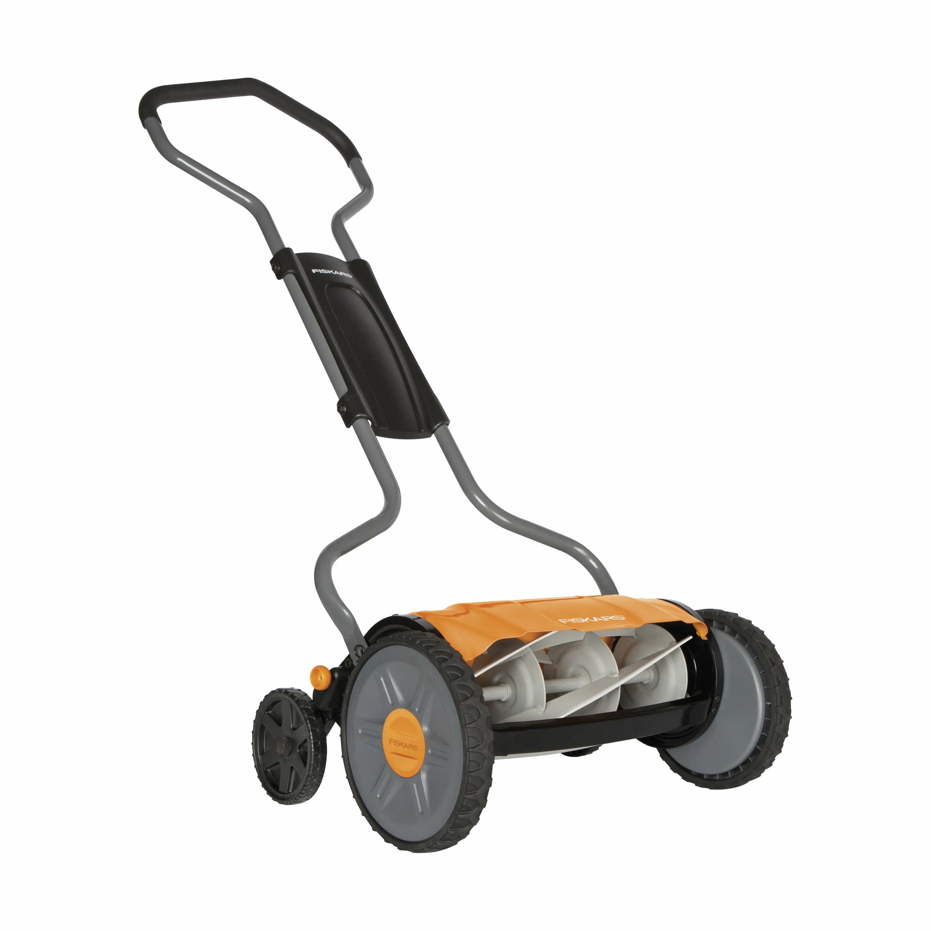Fiskars Havemaskiner StaySharp™ Plus Håndplæneklipper i Sort/orange, 1