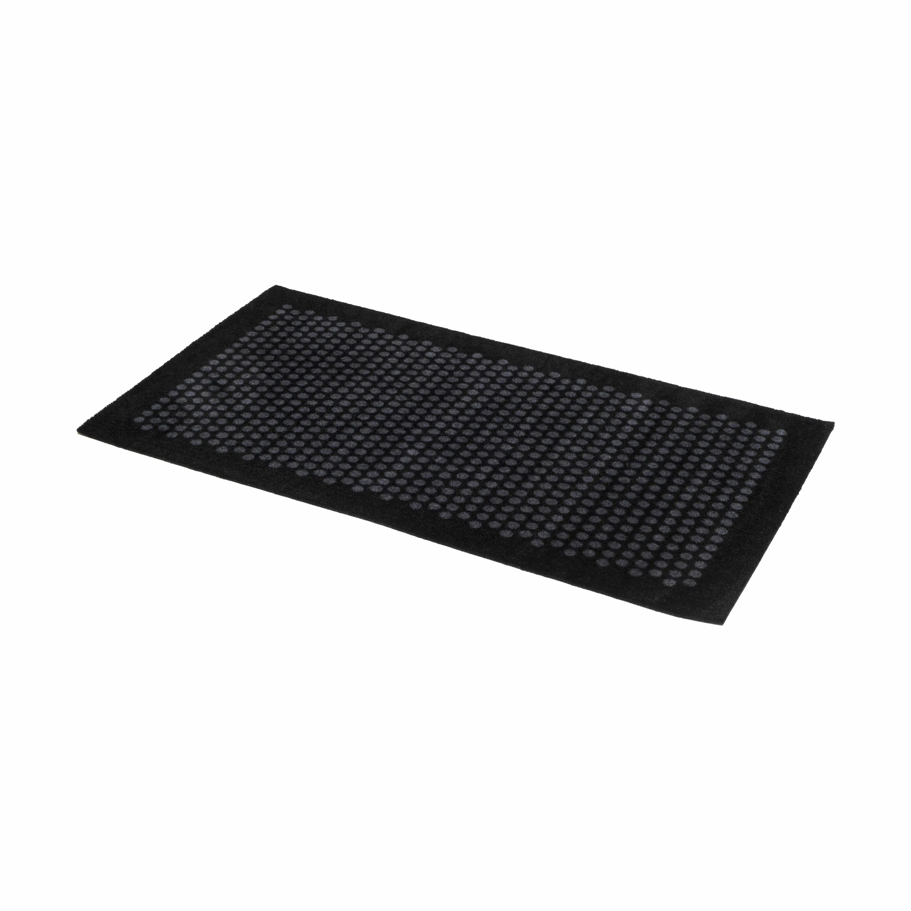 Tica Copenhagen Gulvtæpper Dot Gulvtæppe i Sort/grå, B67 x L120 cm, 4