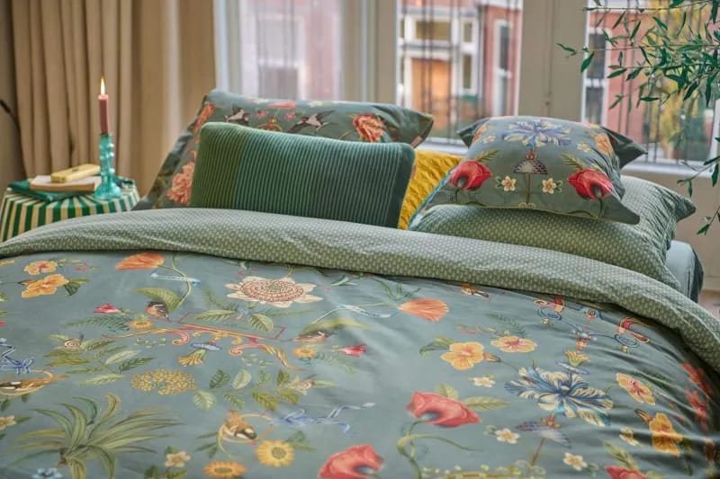 PIP Studio Sengetøj Botanico Sengetøj i Blue , B140 x L200 cm, 3