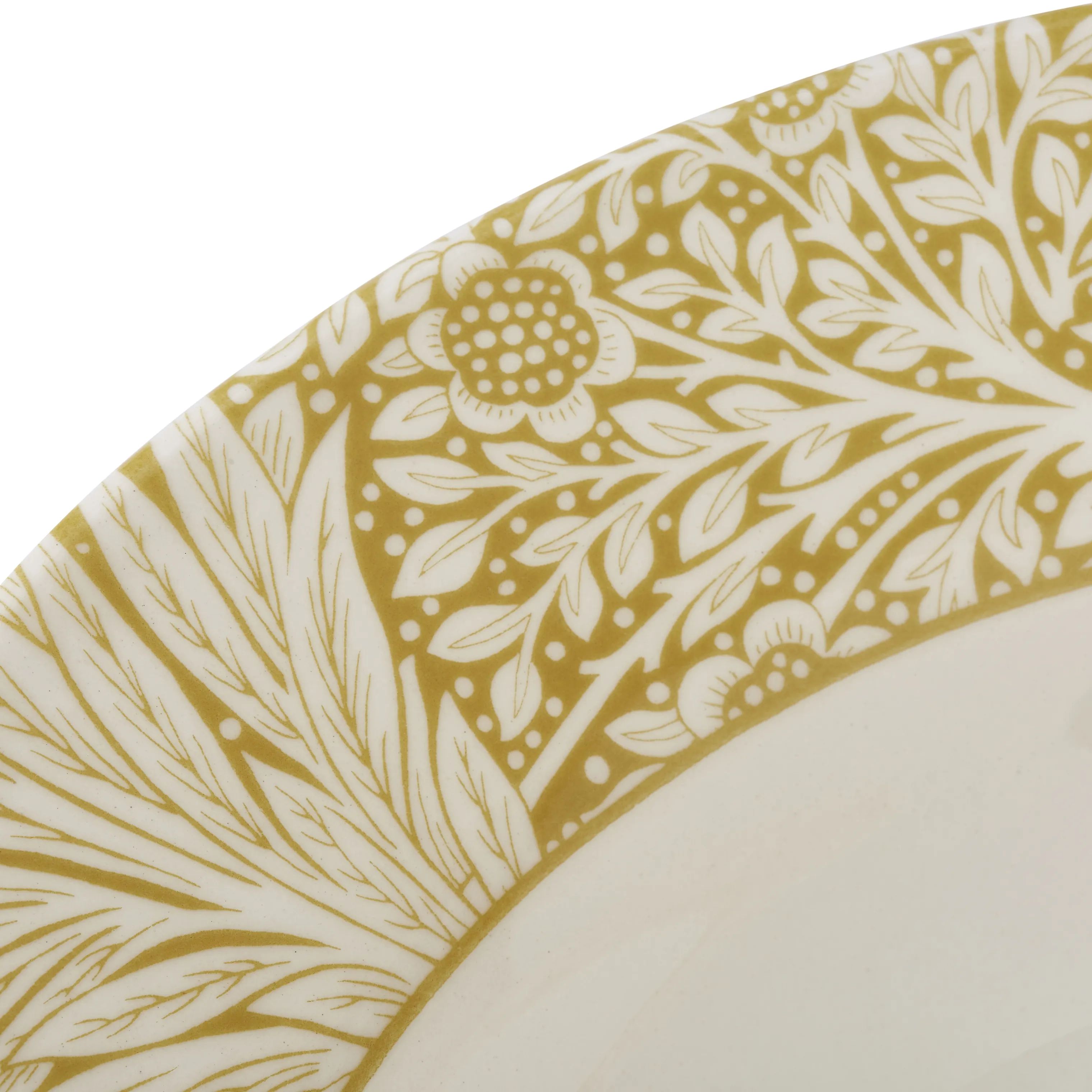 Spode Pastatallerkener Morris & Co Pastatallerken i Hvid/gul, 2
