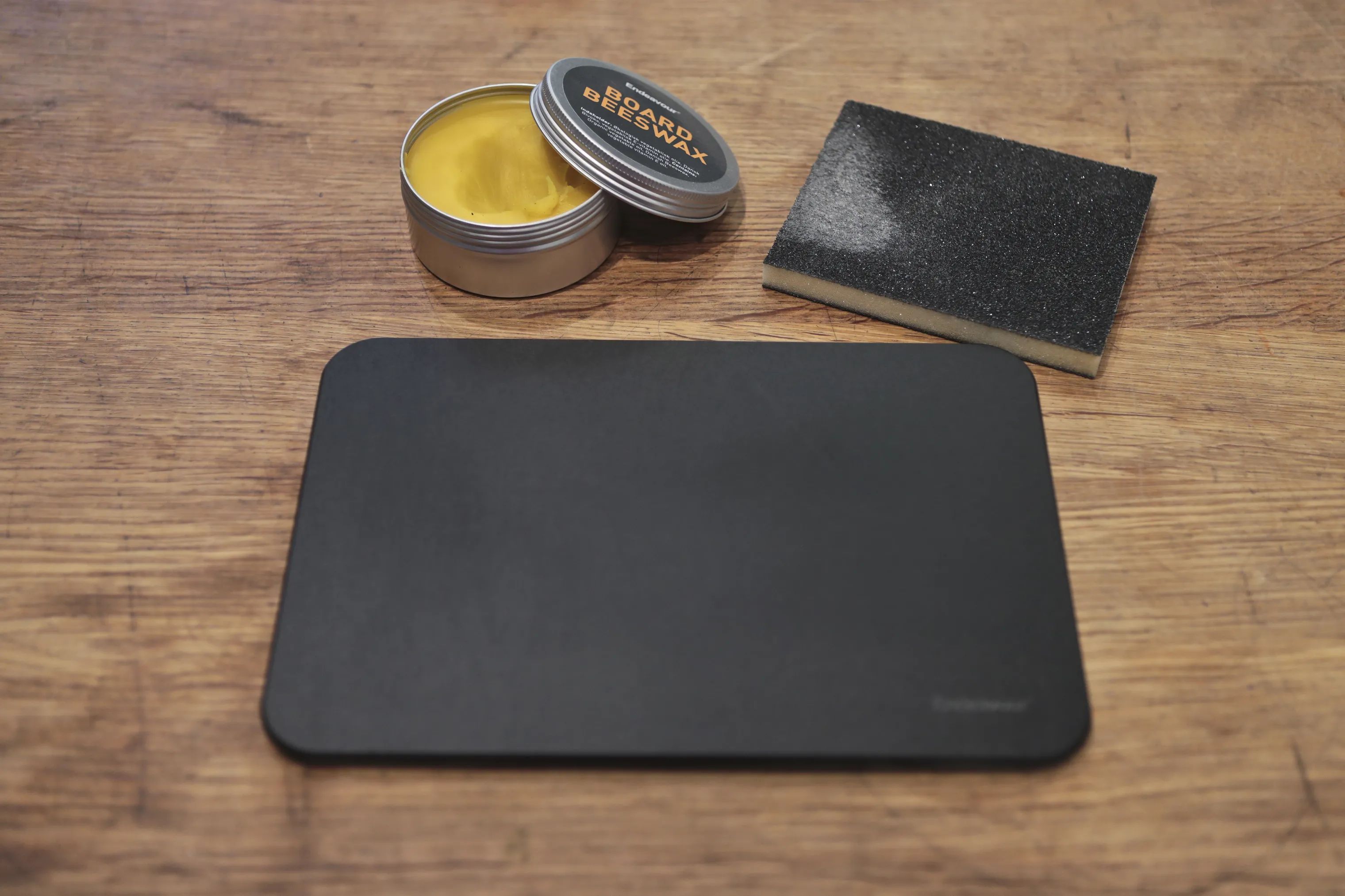 Endeavour Skærebrætter Board Beeswax Plejemiddel i Klar, 4