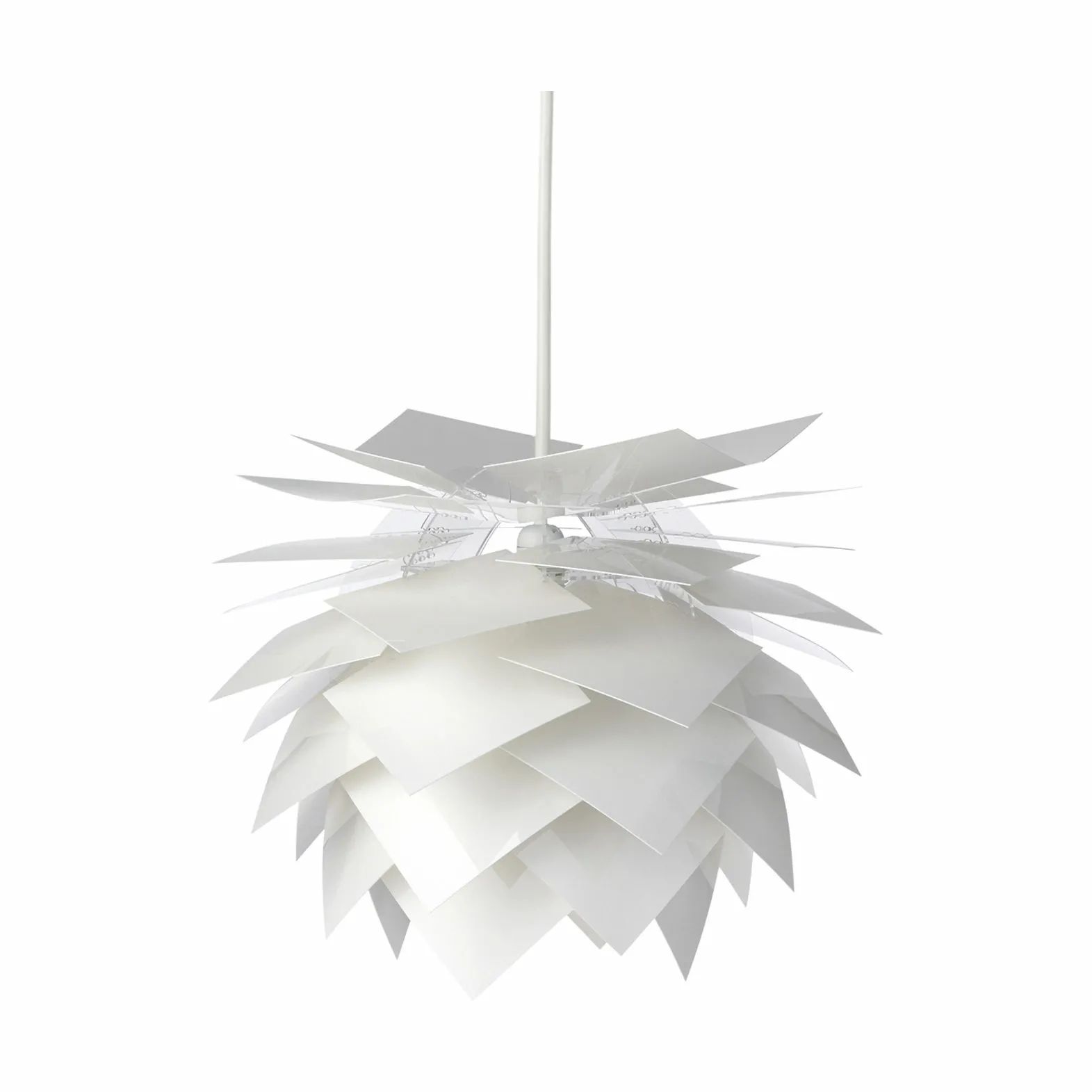 Dyberg Larsen Pendler PineApple Pendel i Hvid, 35 cm, 1