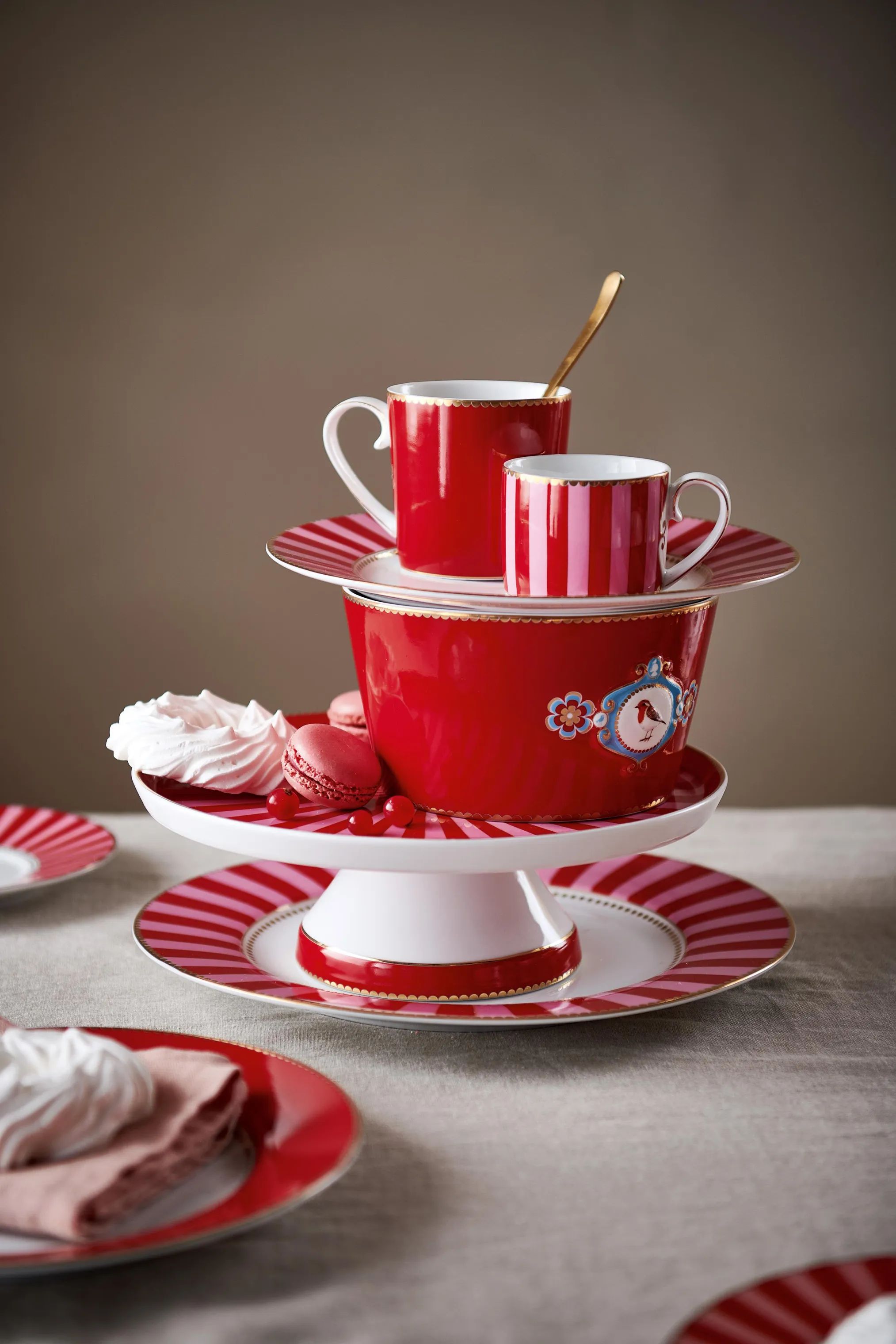 PIP Studio Espressokopper Love Birds Espressokop i Red, 2