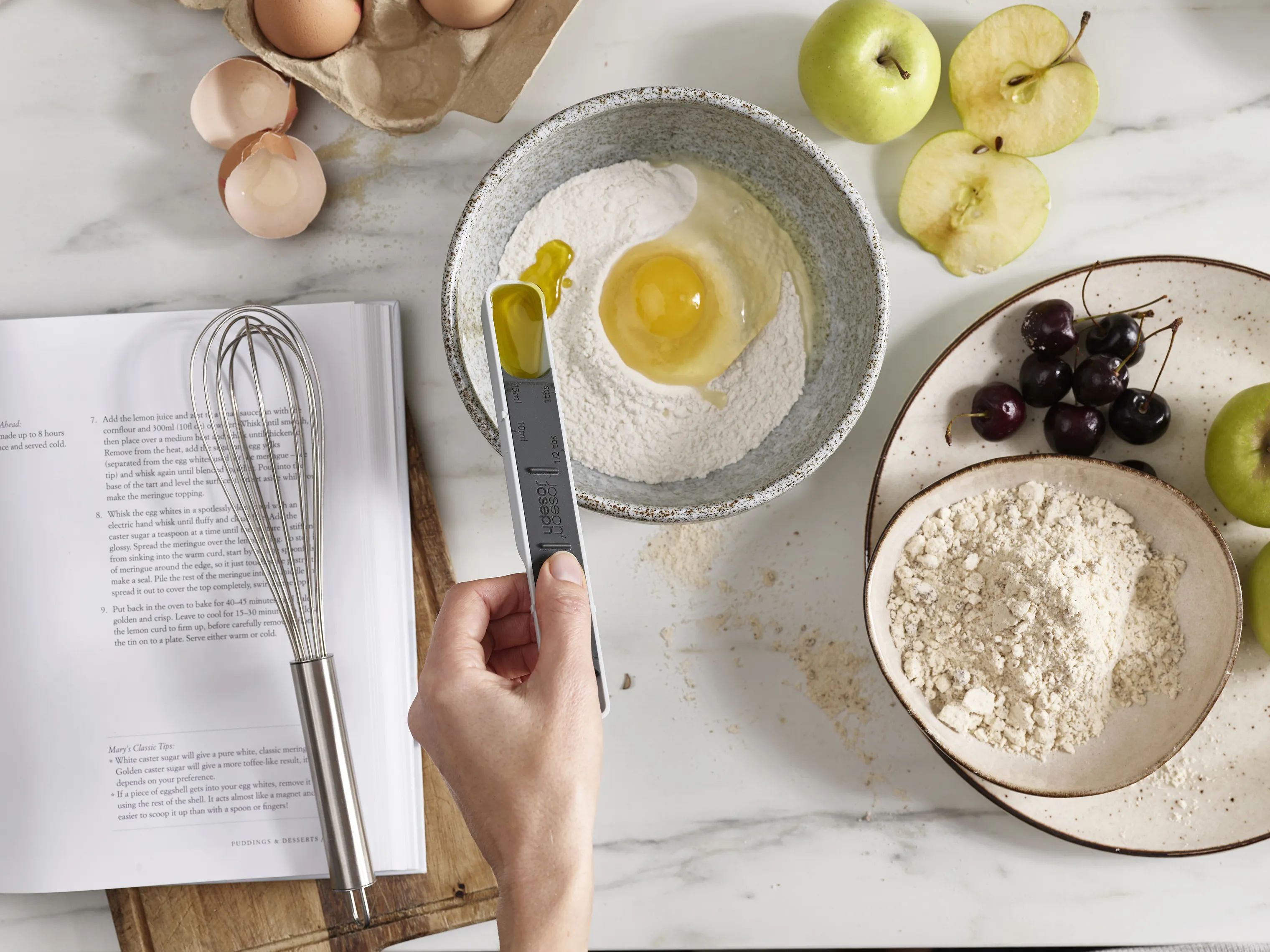 Joseph Joseph Måleskeer Cookshop Measure-up Måleske i Blå, 3
