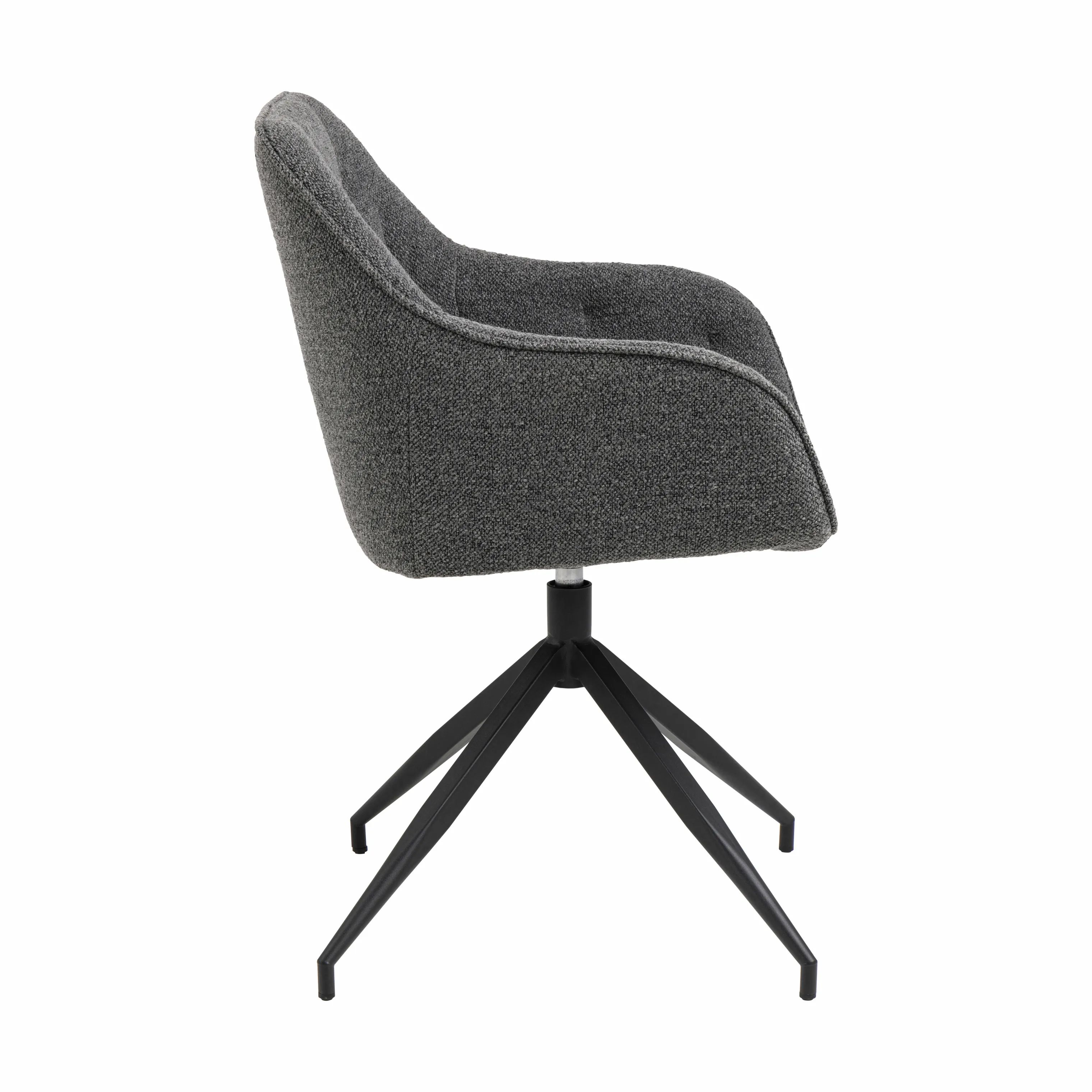 CASA Living Spisebordsstole Brooke Spisebordsstol i Antracit, 1