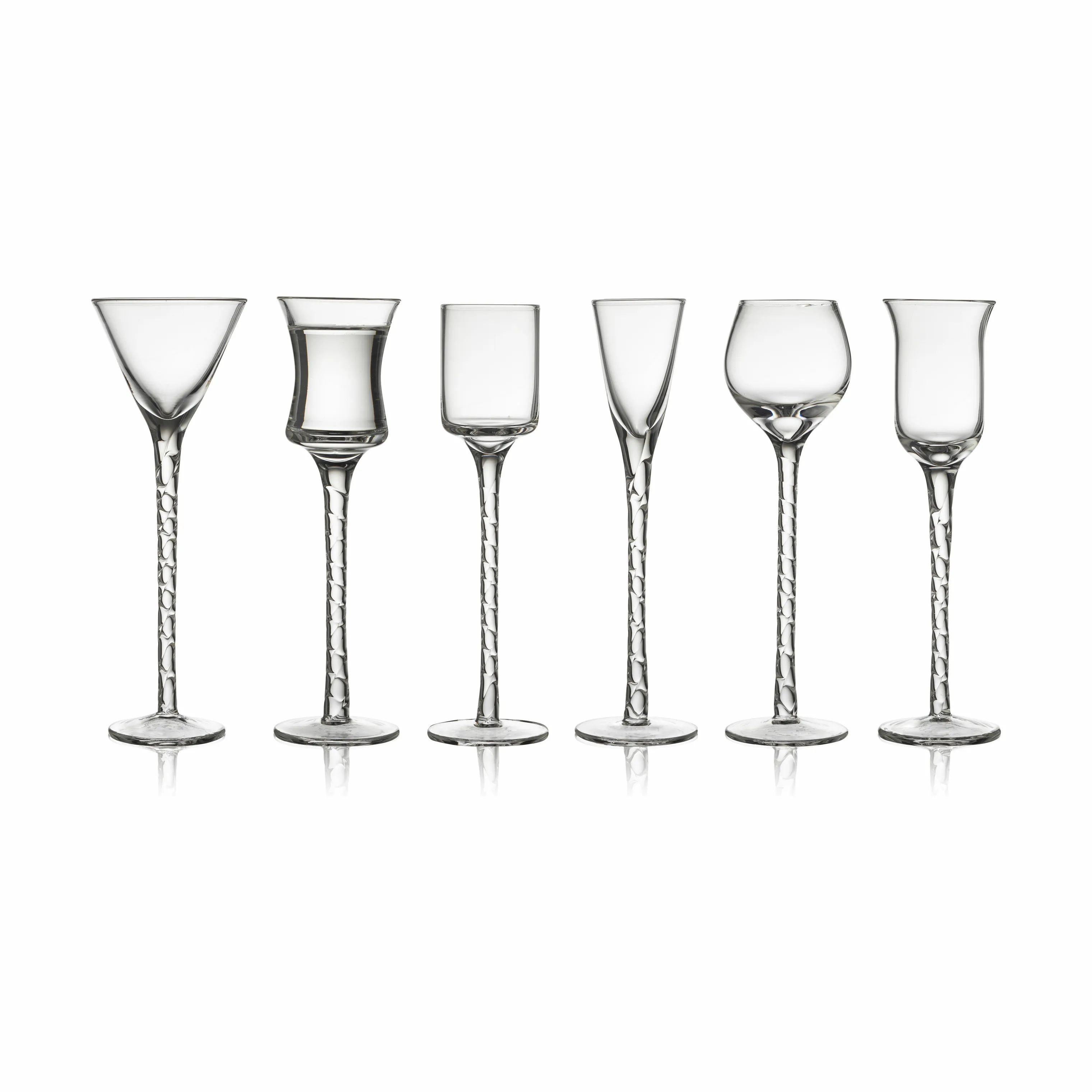 Lyngby Glas Snapseglas Rom Snapseglas - 6 stk. i klar, 1