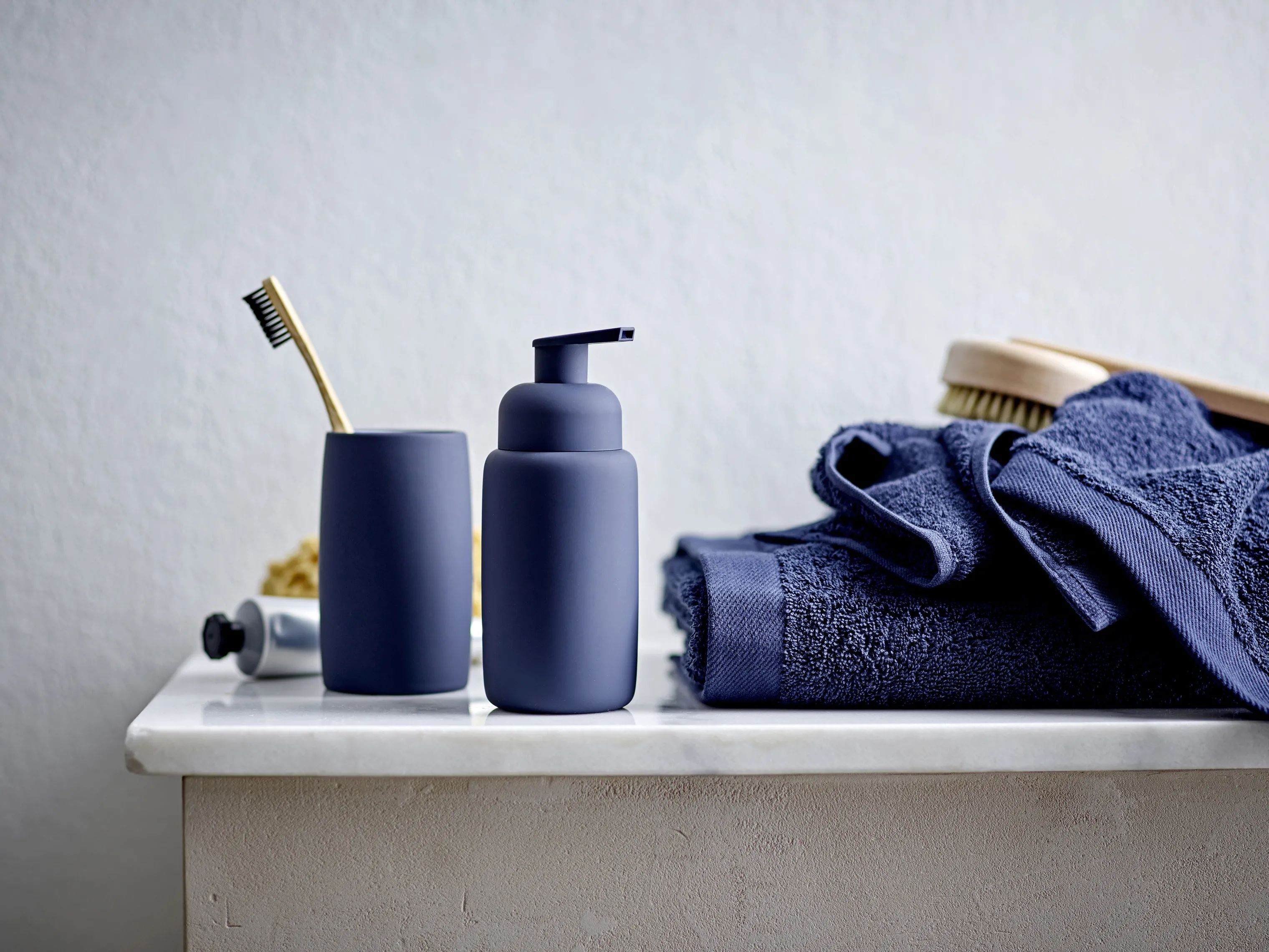 Södahl Vaskeklude Comfort Organic Vaskeklud i Blå, 2