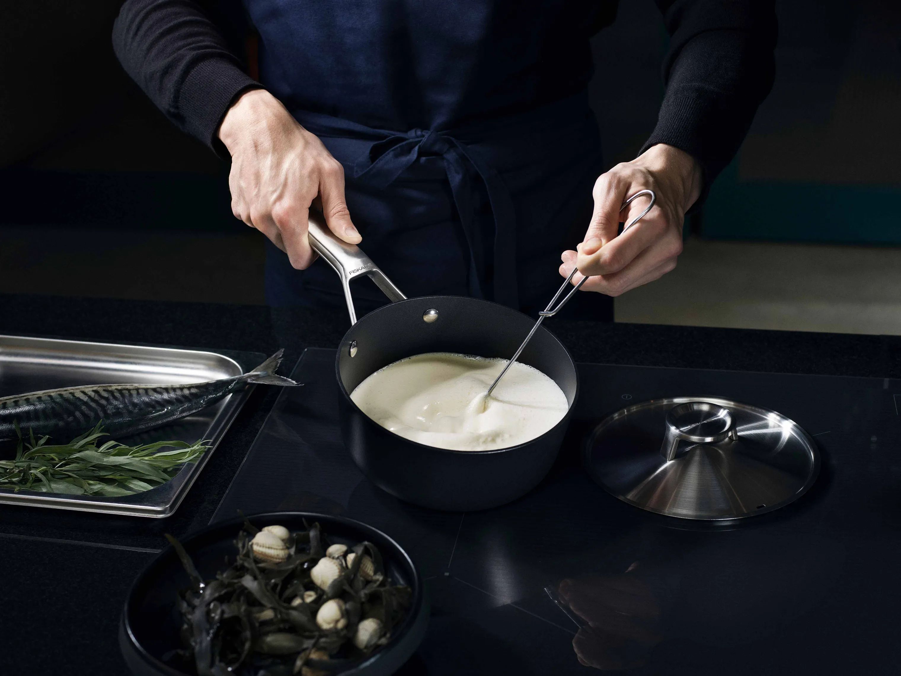 Fiskars Kasseroller Taiten Kasserolle m. låg i 1.6 L, 2