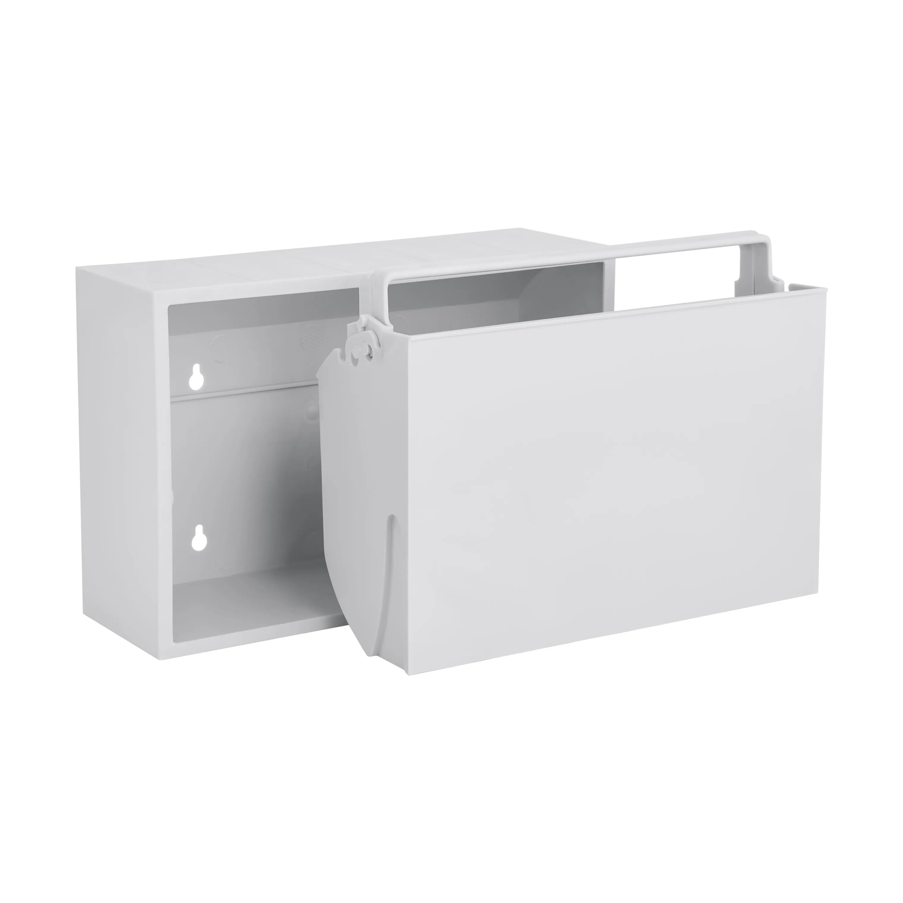 ReCollector Toiletspande Væghængt Toiletspand i Briliant White, 4