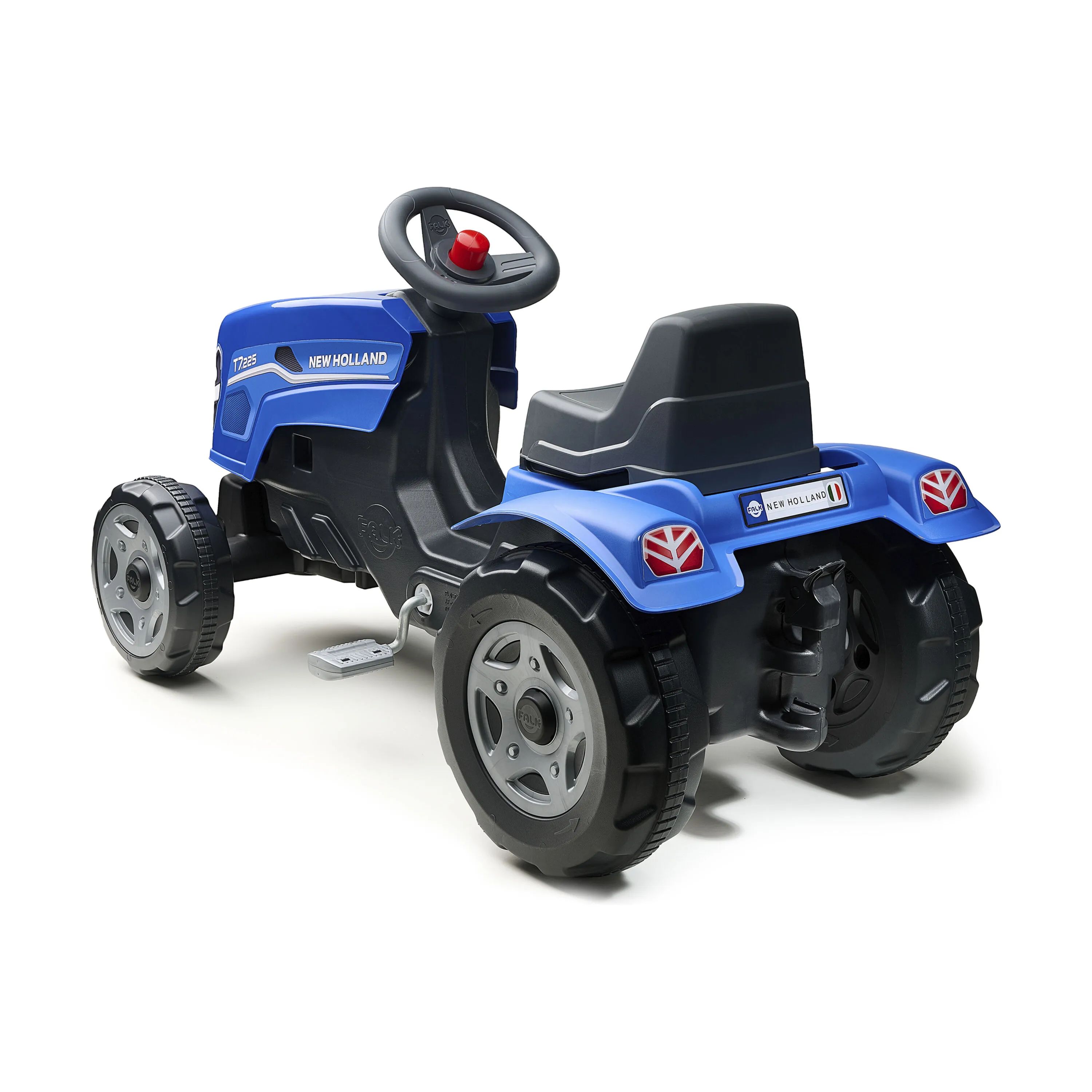FALK Øvrig udeleg New Holland Traktor m. trailer i Blå, 4