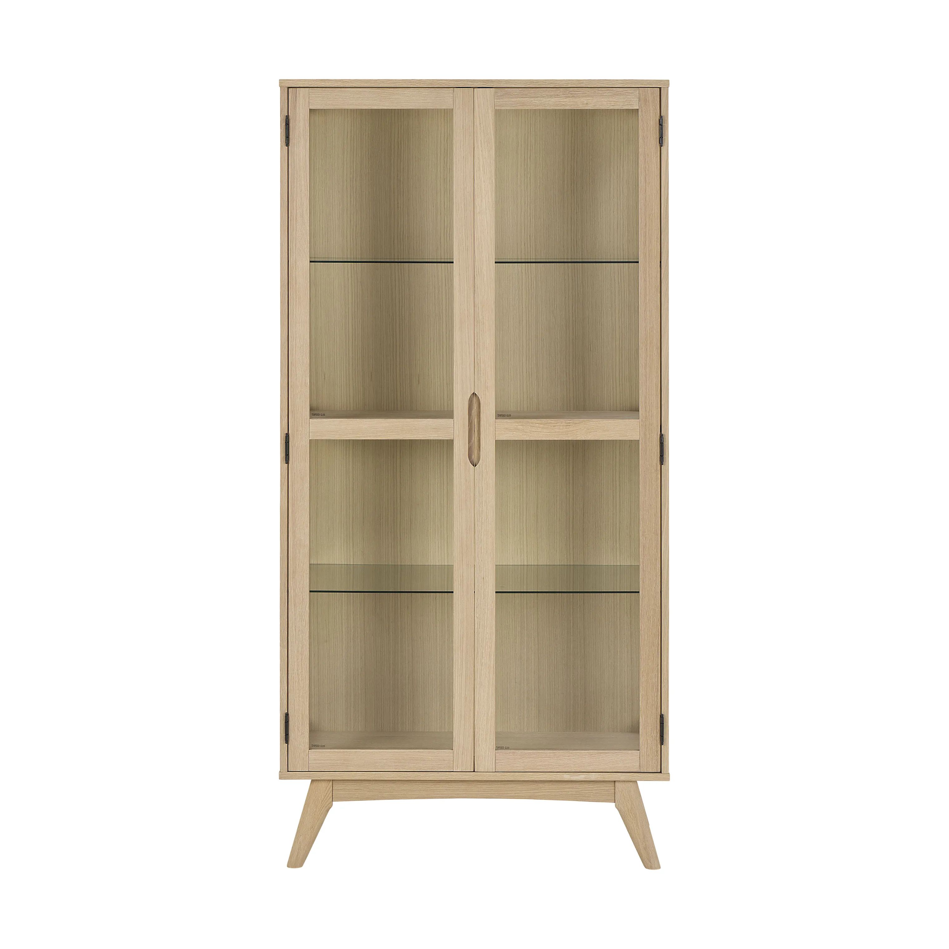 CASA Living Skabe Marte Vitrineskab i H192 x B94 cm, 1