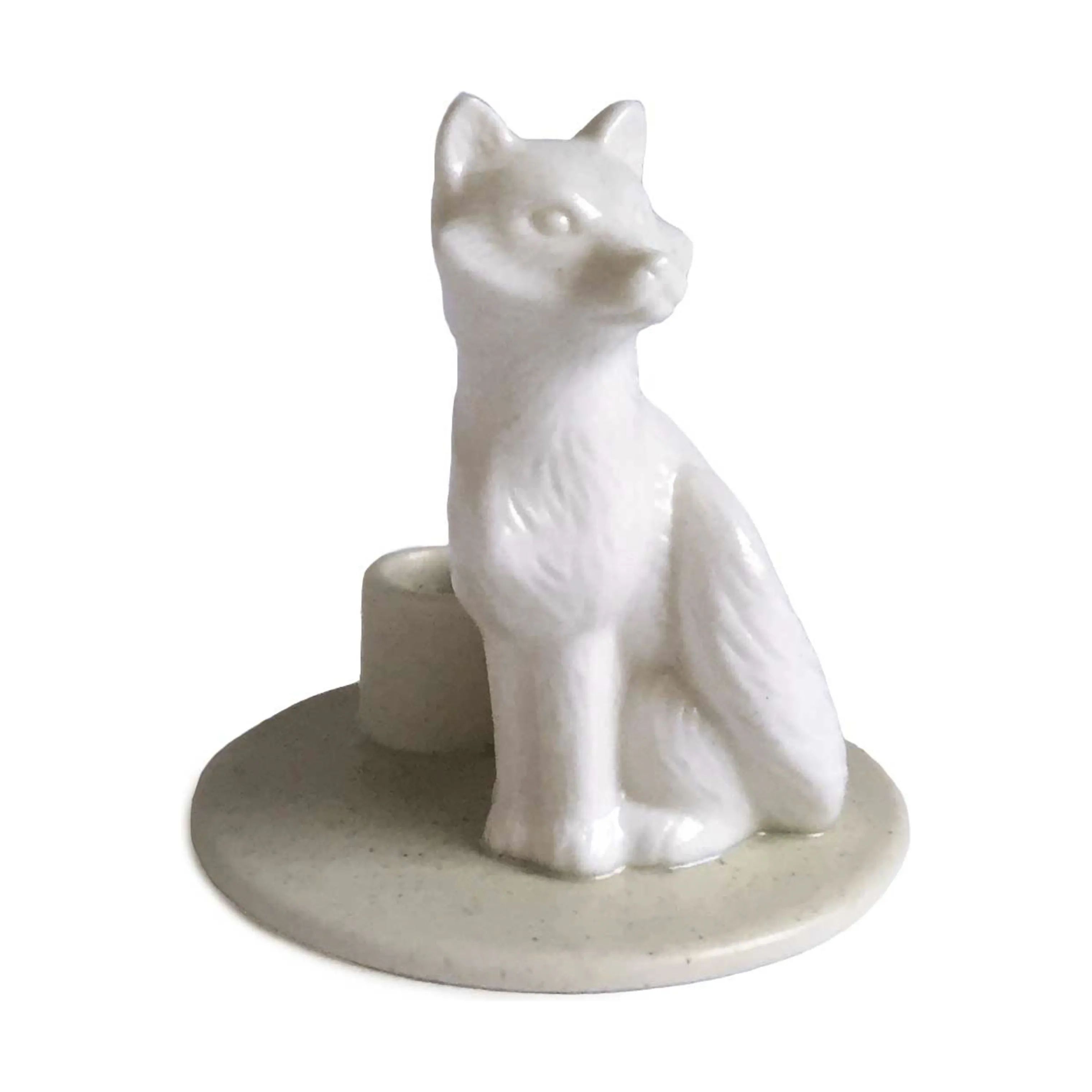 Dottir Kronelysestage Sweet Stories Fox Lysestage i Hvid/beige, 7,7 cm, 1
