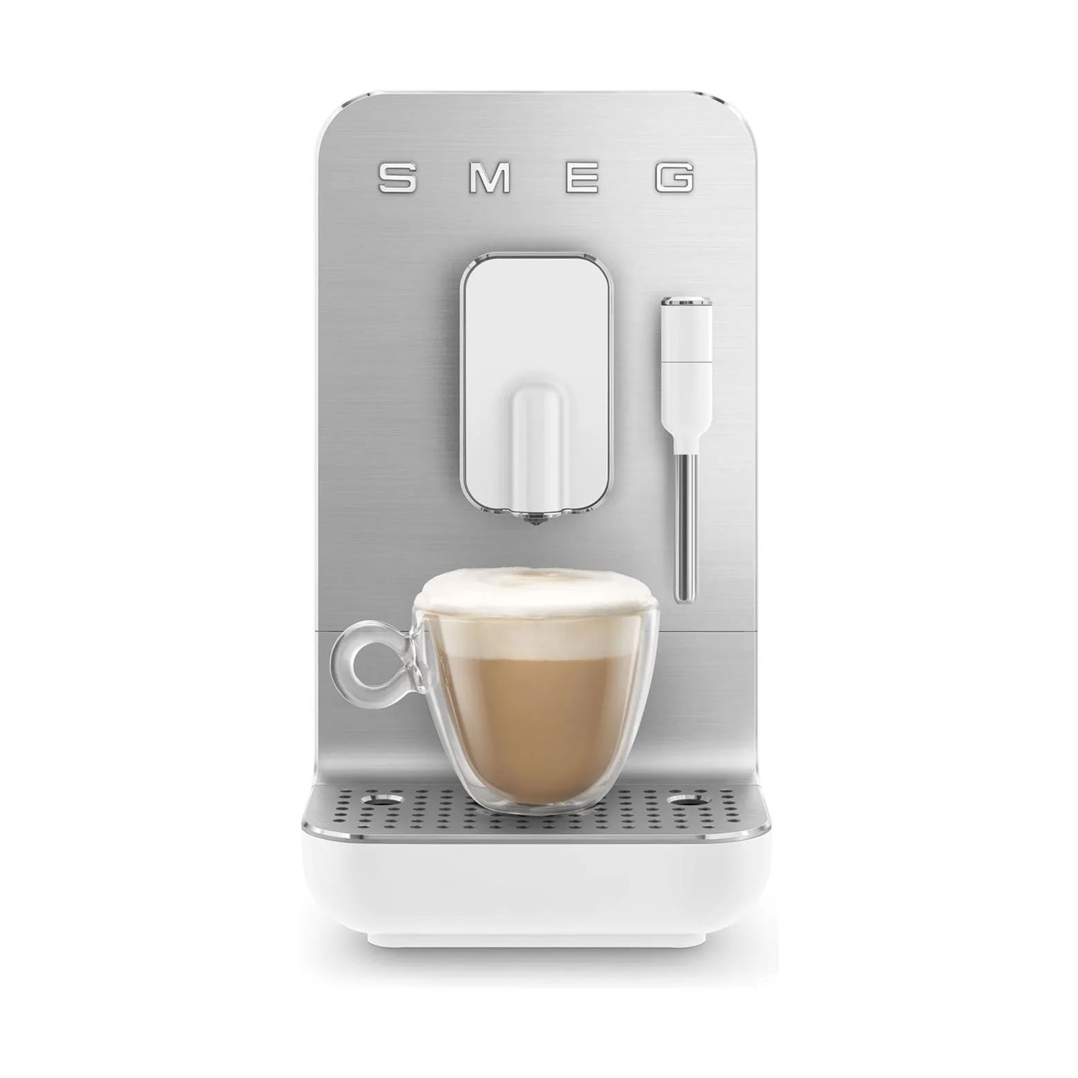 Smeg Espressomaskiner Collezione Automatisk Espressomaskine i Mat hvid, 1