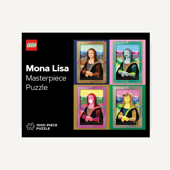 ZikZak Puslespil Lego Mona Lisa Puslespil i Sort, 1